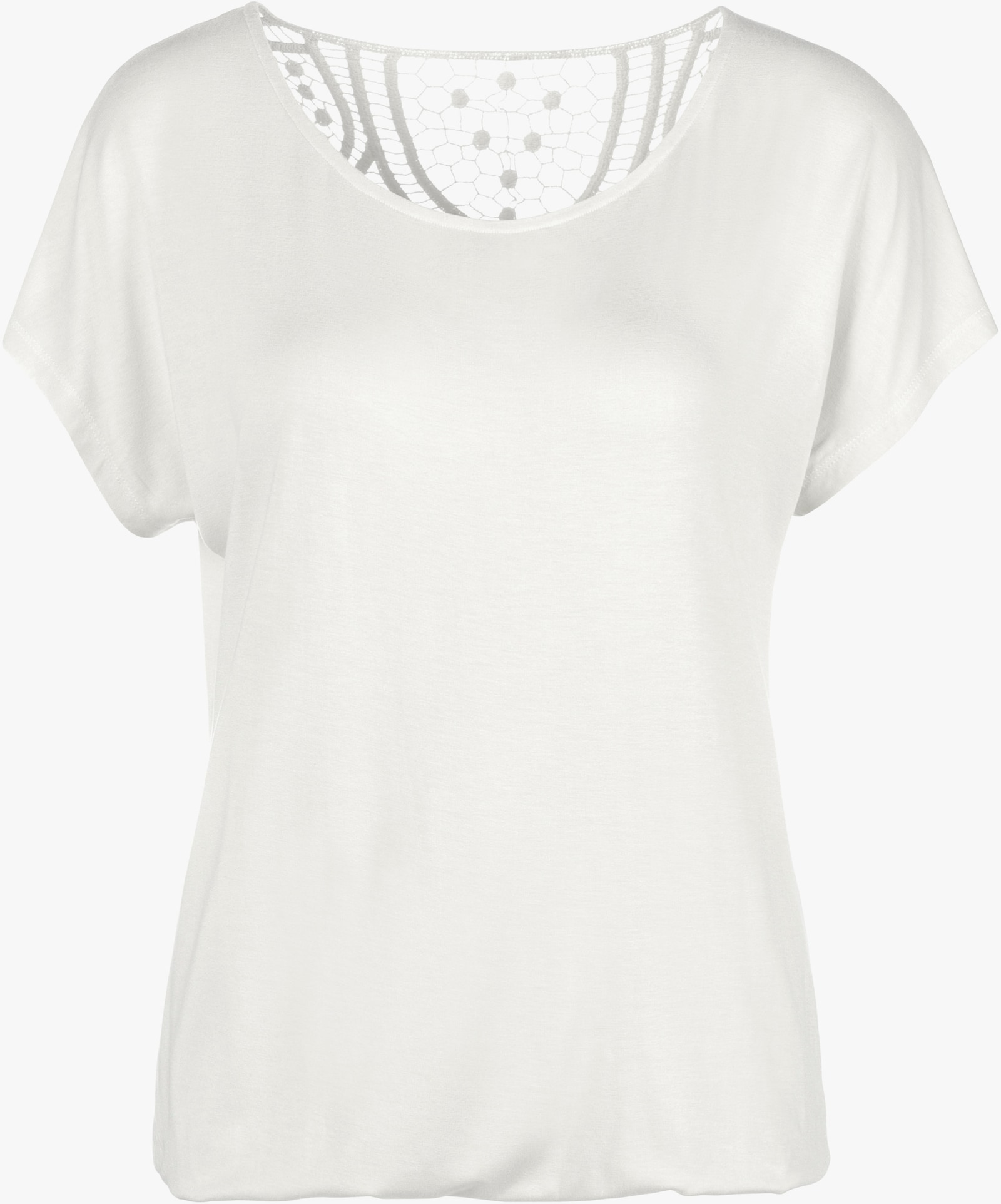 Vivance Kurzarmshirt - gelb, creme
