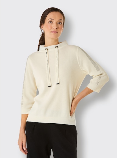 CREATION L PREMIUM Wollpullover - ecru