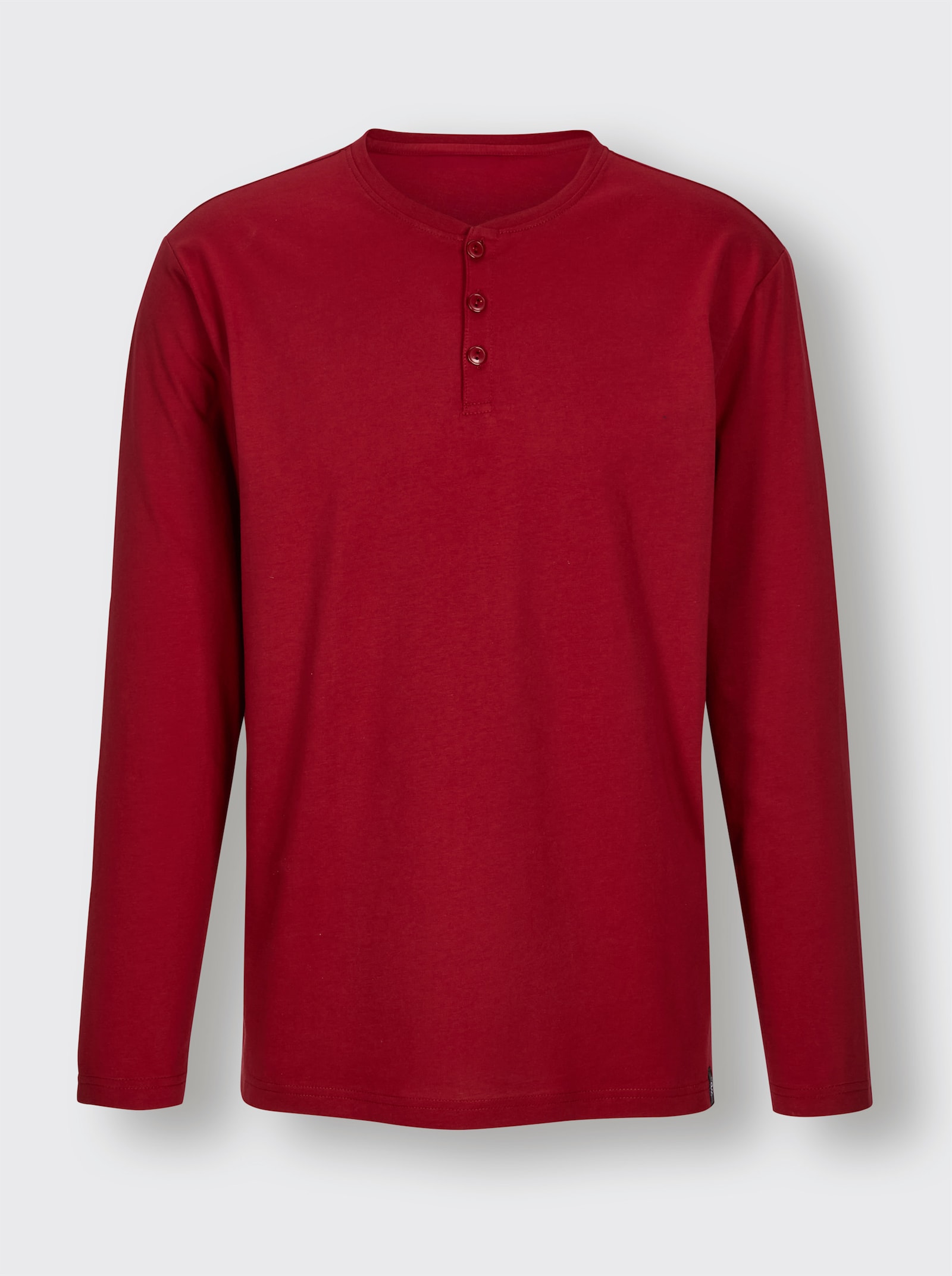 wäschepur men Schlafanzug - dunkelrot-petrol-bedruckt