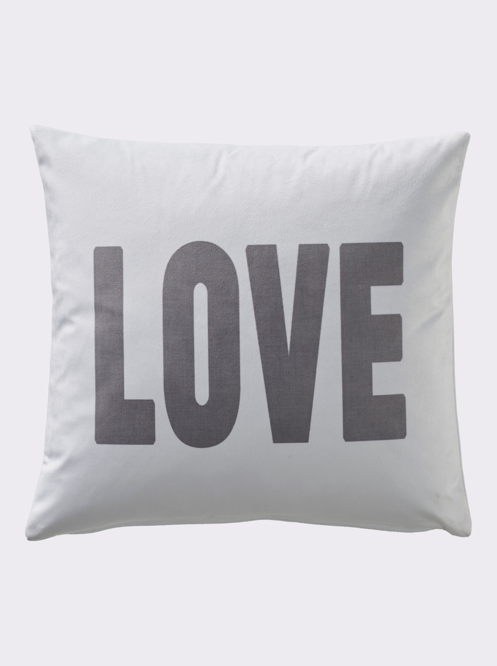 Impressionen Kissenhülle - weiß-grau