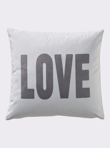 Impressionen Kissenhülle - weiß-grau