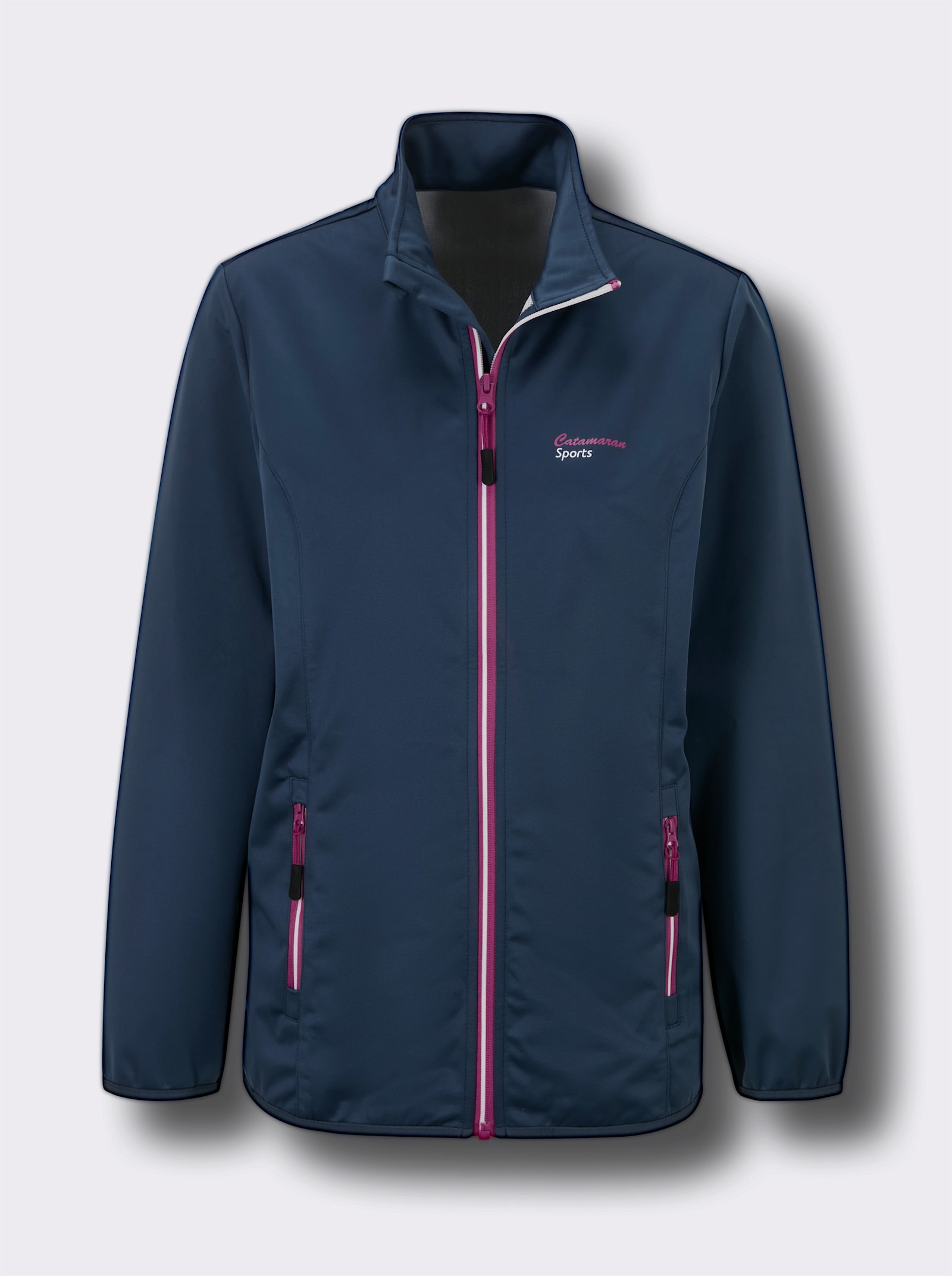 Catamaran Sports Softshelljacke mit elastischen Abschlüssen - dunkelblau