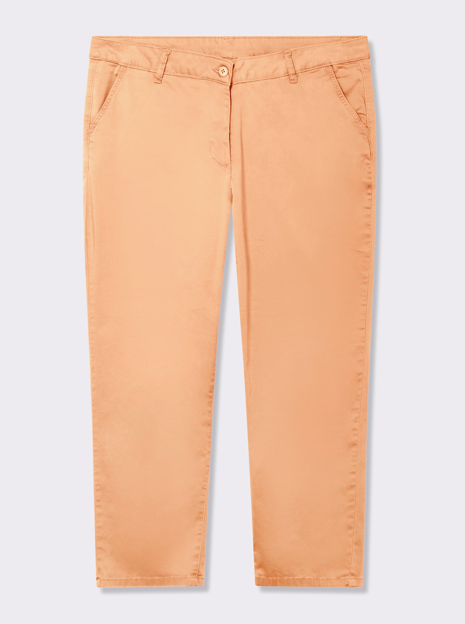 Chinohose in Baumwoll-Stretch-Qualität - apricot