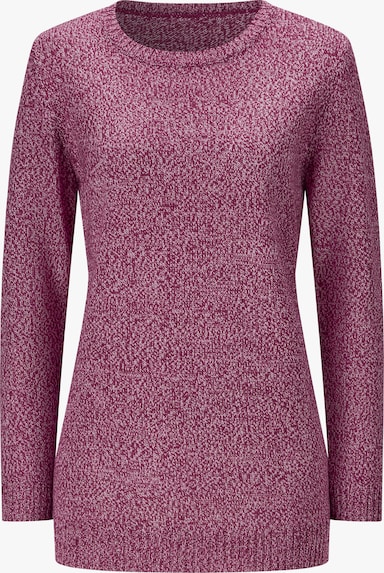 Longpullover - malve-meliert