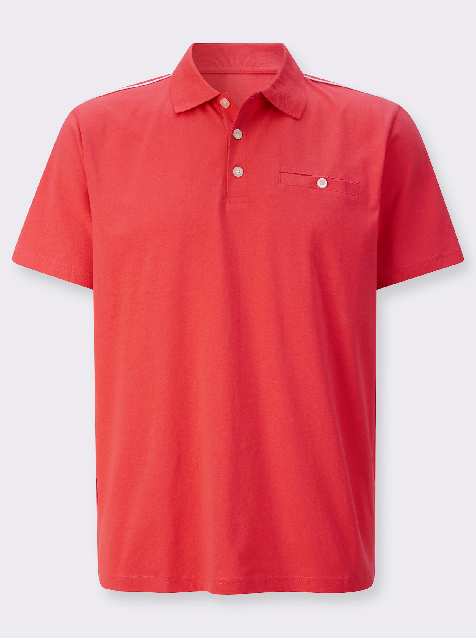 Poloshirt met knoopsluiting - langoustine