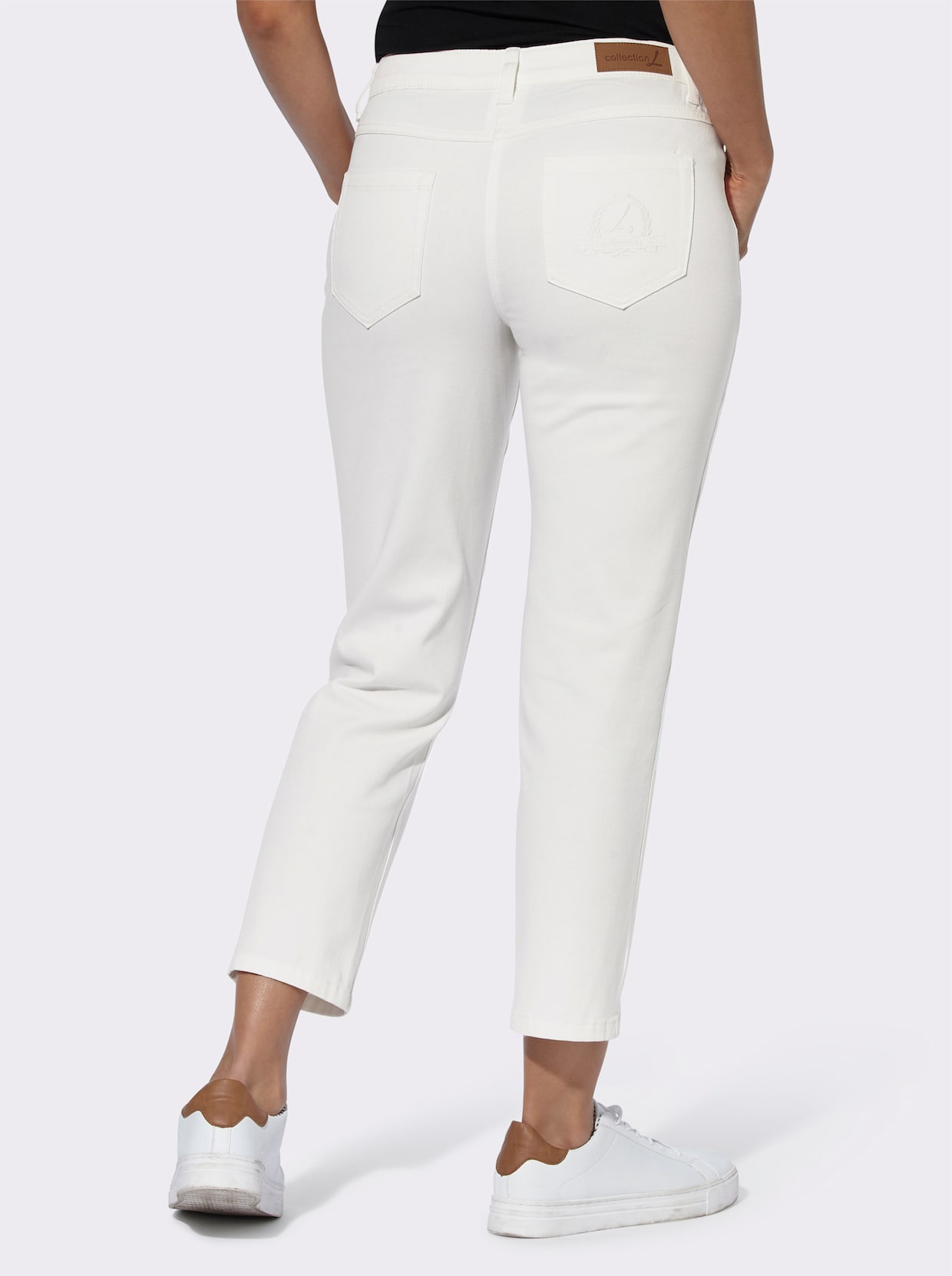 7/8-broek - ecru