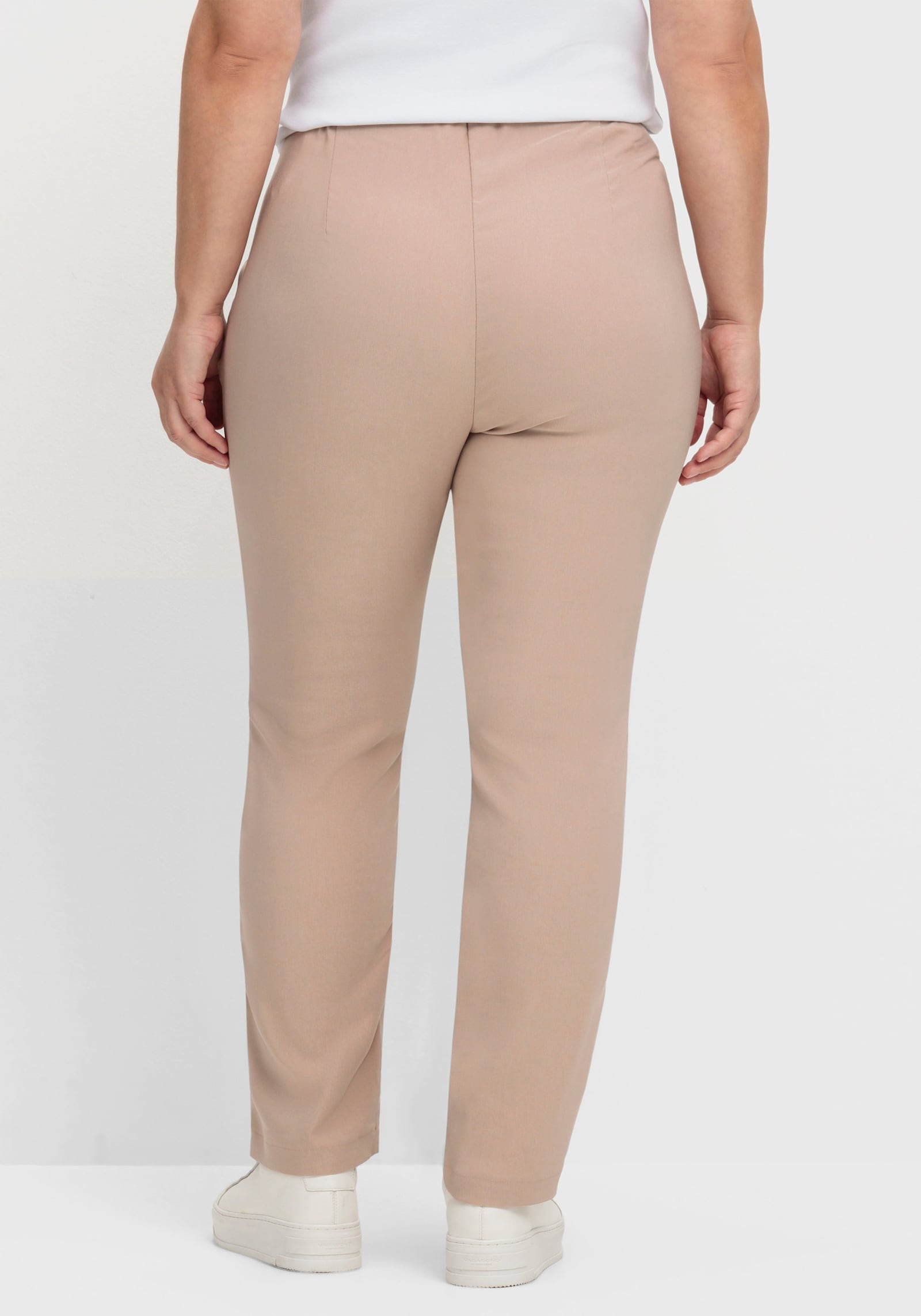 Stretch-Hose mit innenliegendem Dehnbund - beige