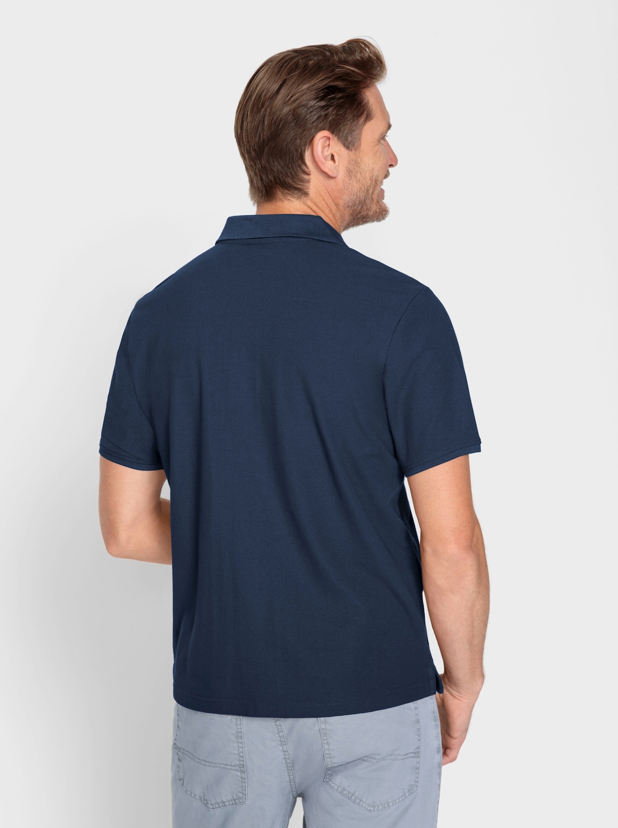 Catamaran Poloshirt met korte mouwen - donkerblauw