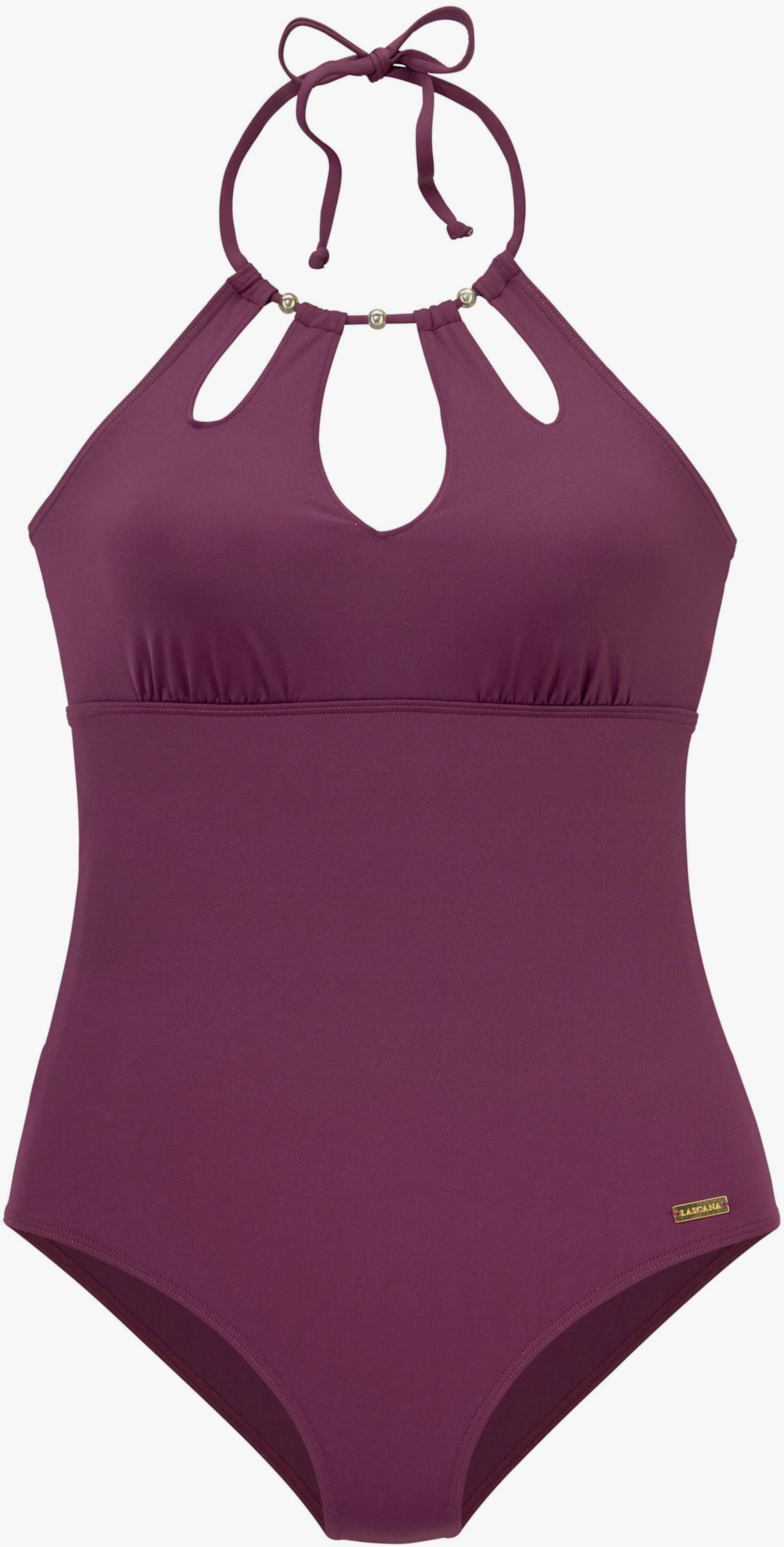 LASCANA Badeanzug - bordeaux