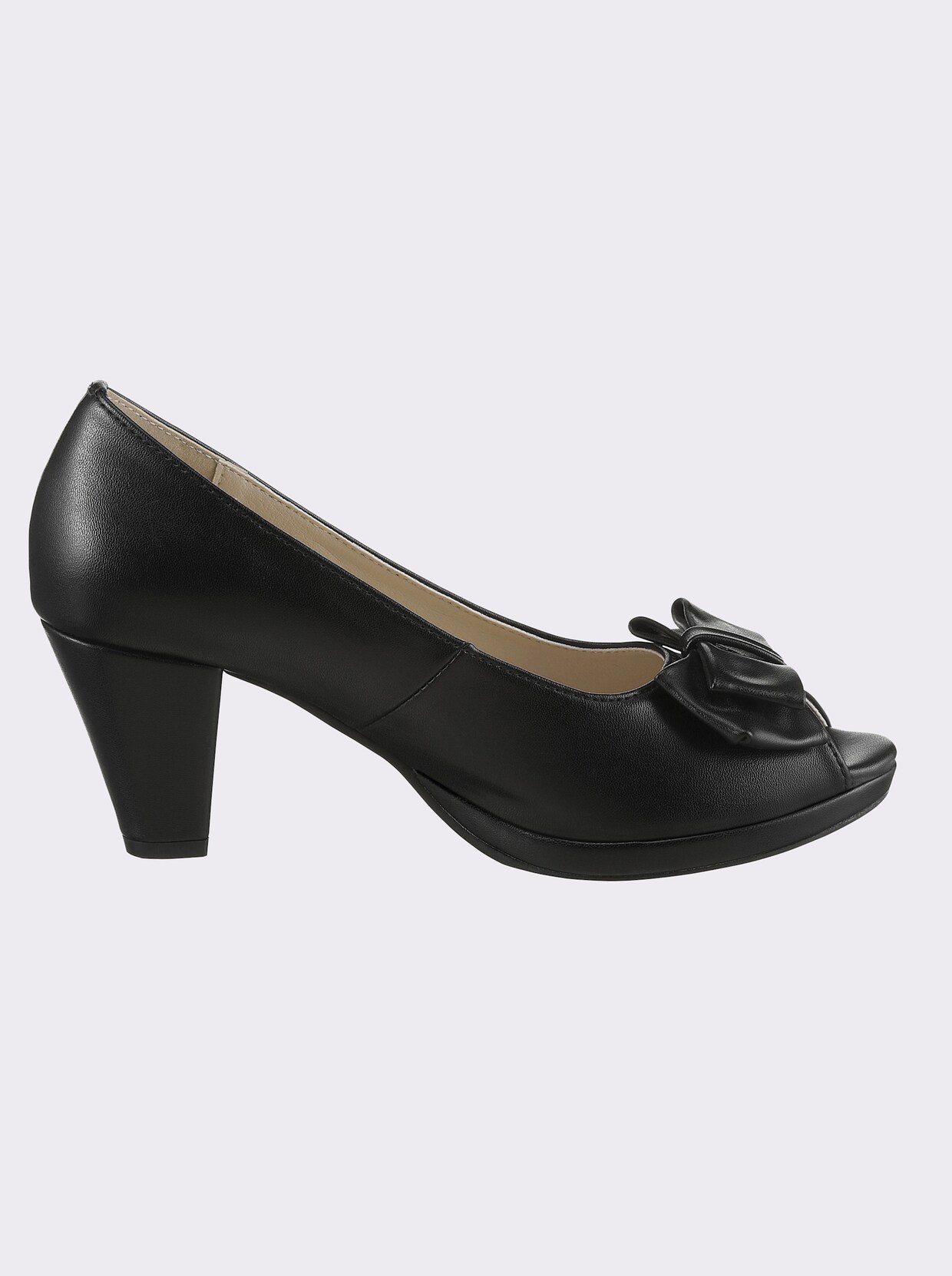 Andrea Conti Peeptoe - schwarz