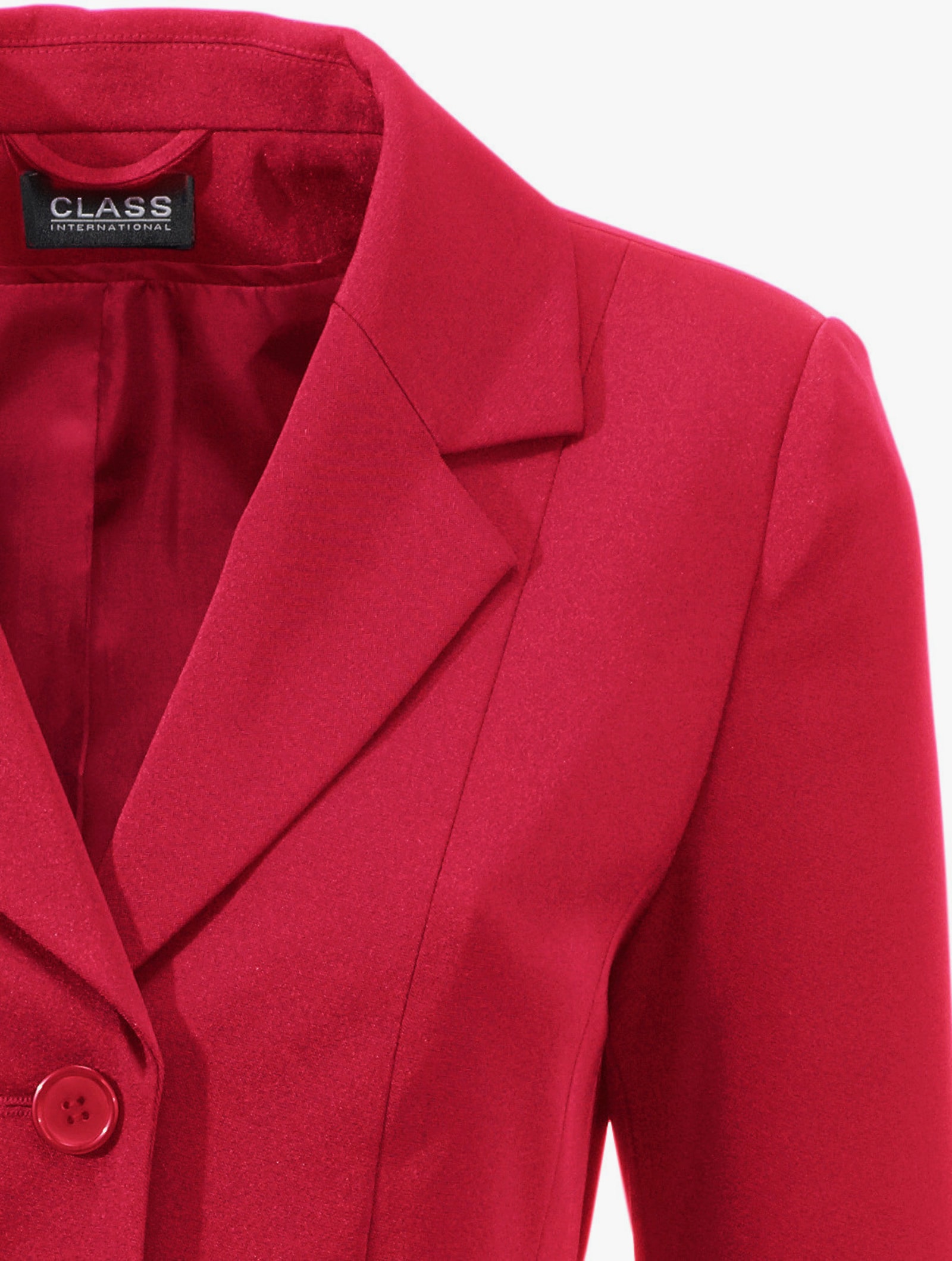 heine Longblazer mit Pattentaschen - rot