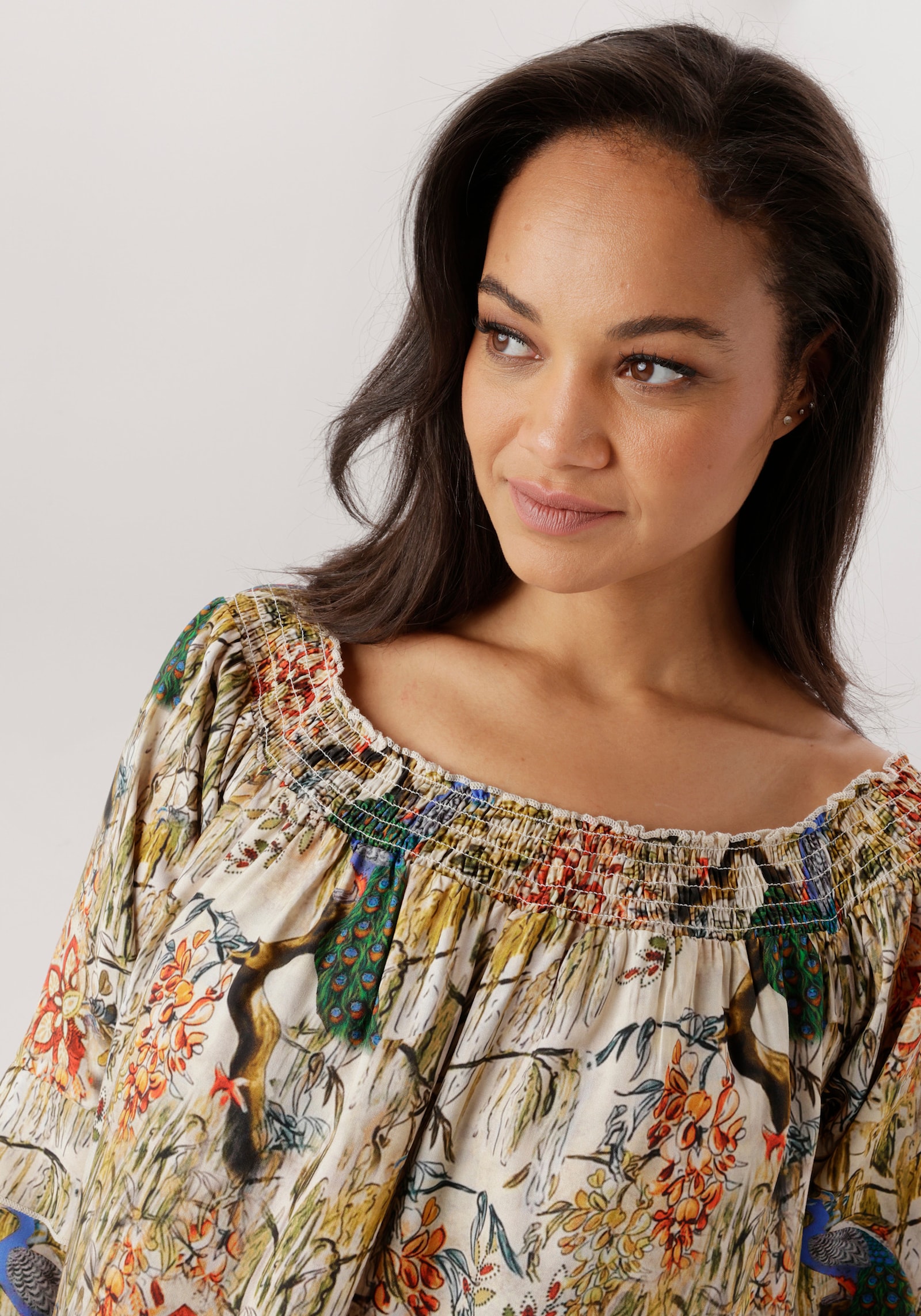 Aniston PLUS Blusenkleid - bunt