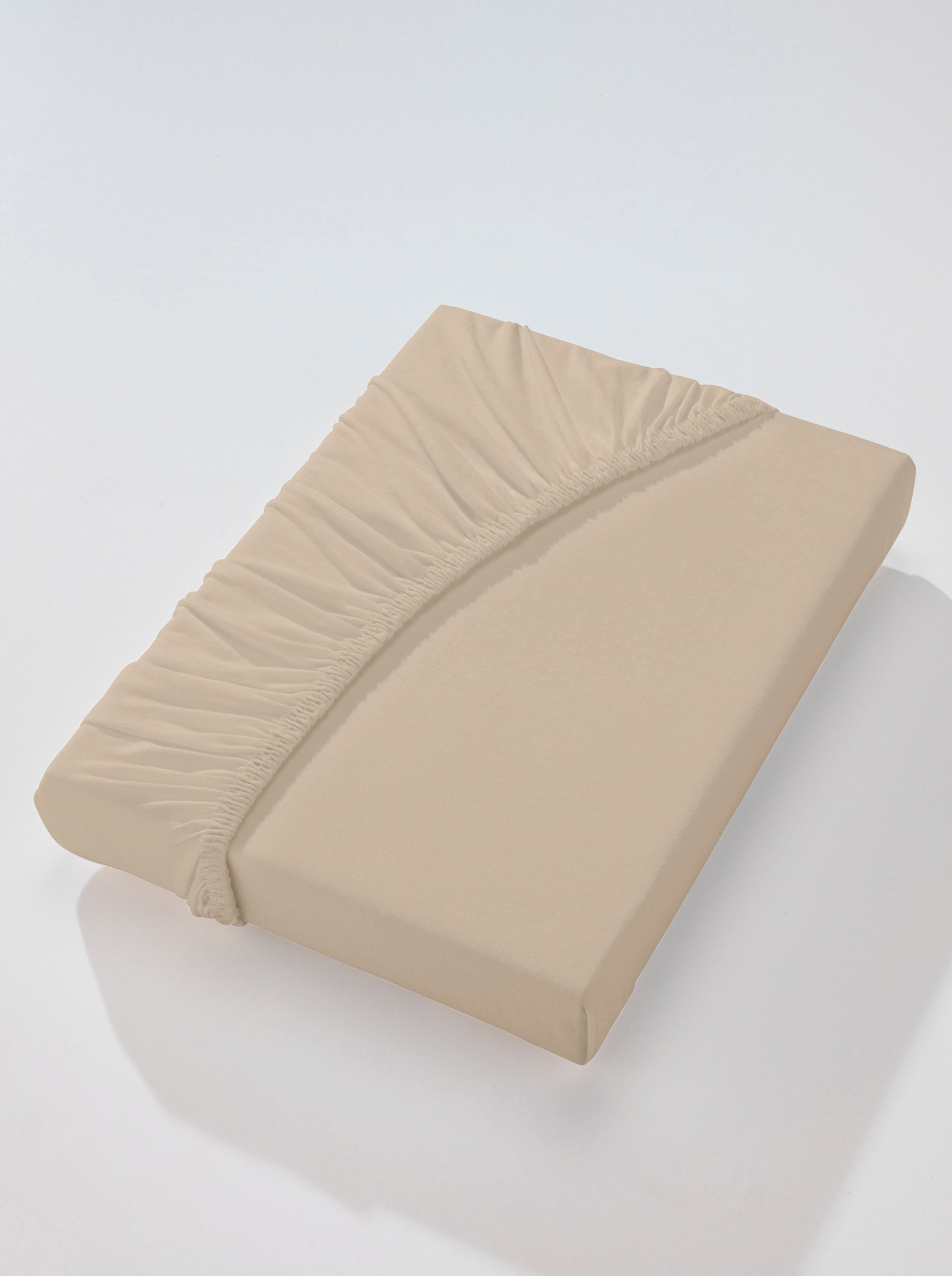 wäschepur Spannbetttuch - beige