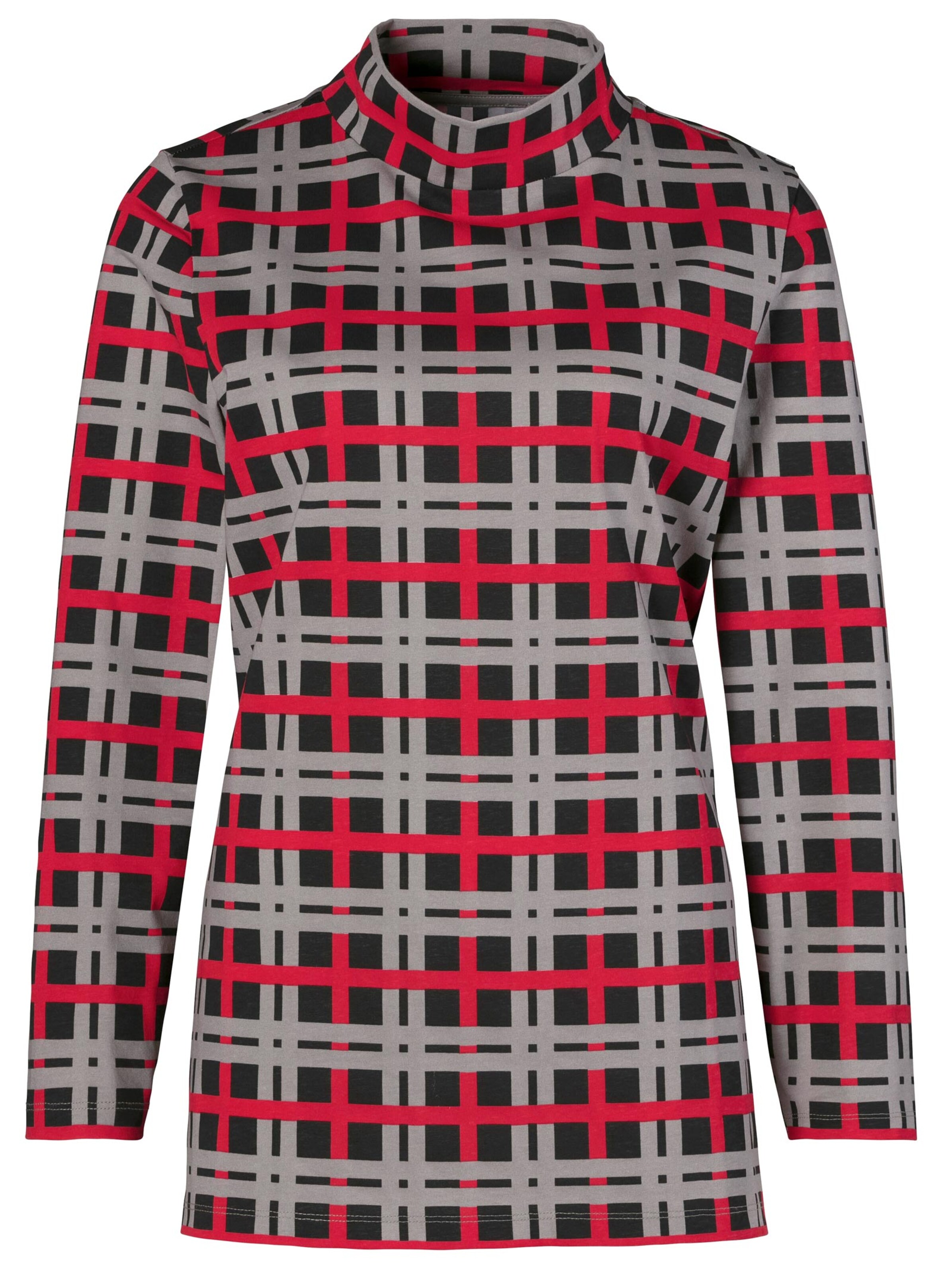 Longshirt - schwarz-kariert