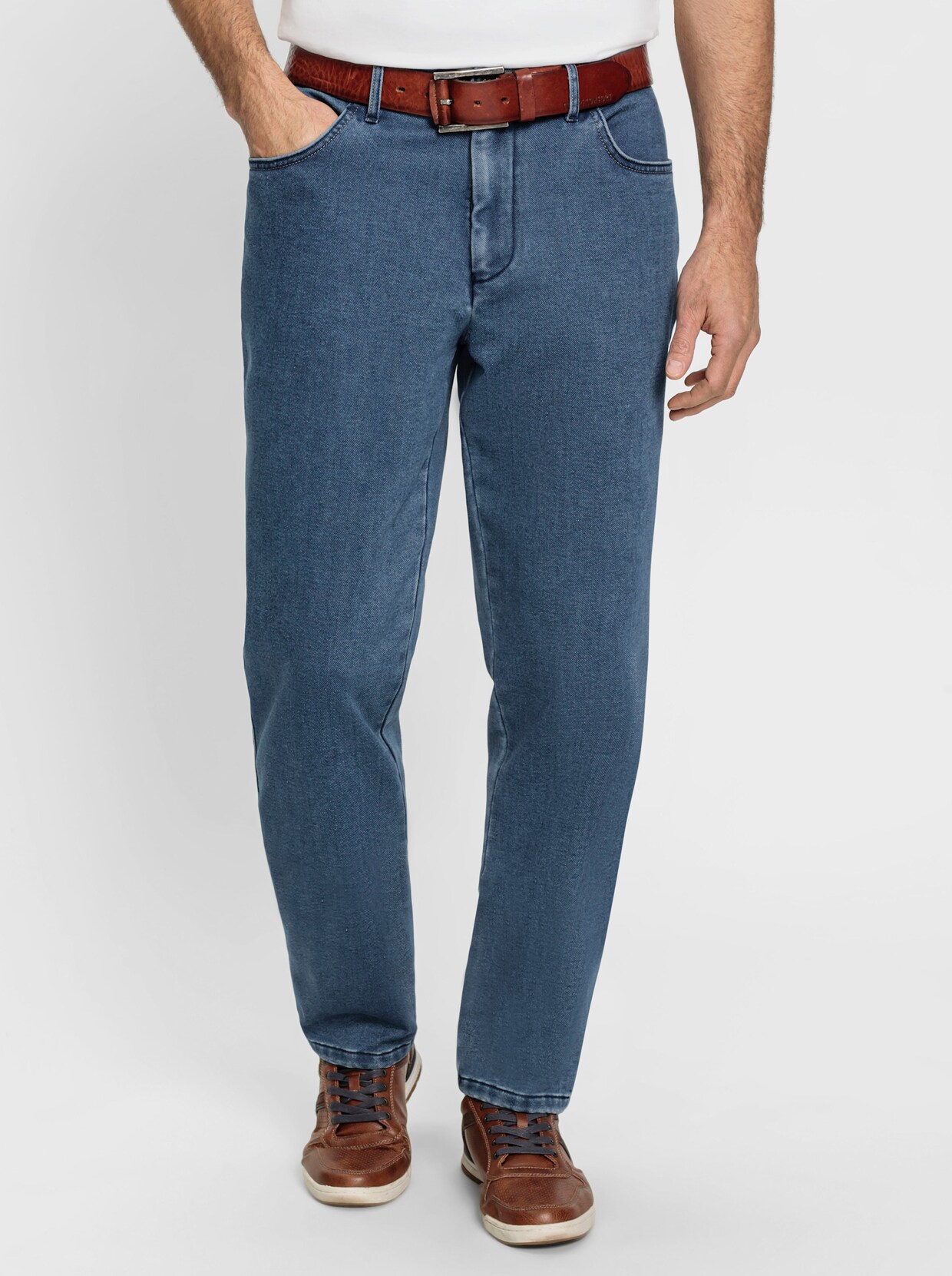 Thermo-Jeans - blue-stone-washed