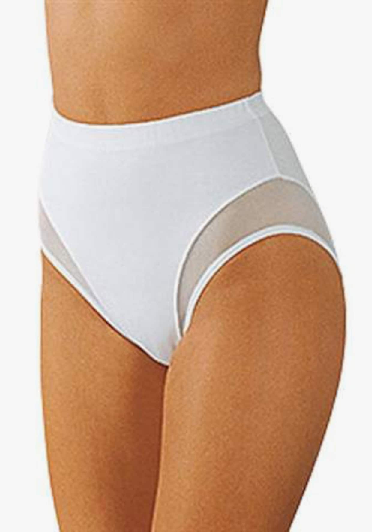 petite fleur Correctieslip - zwart, wit