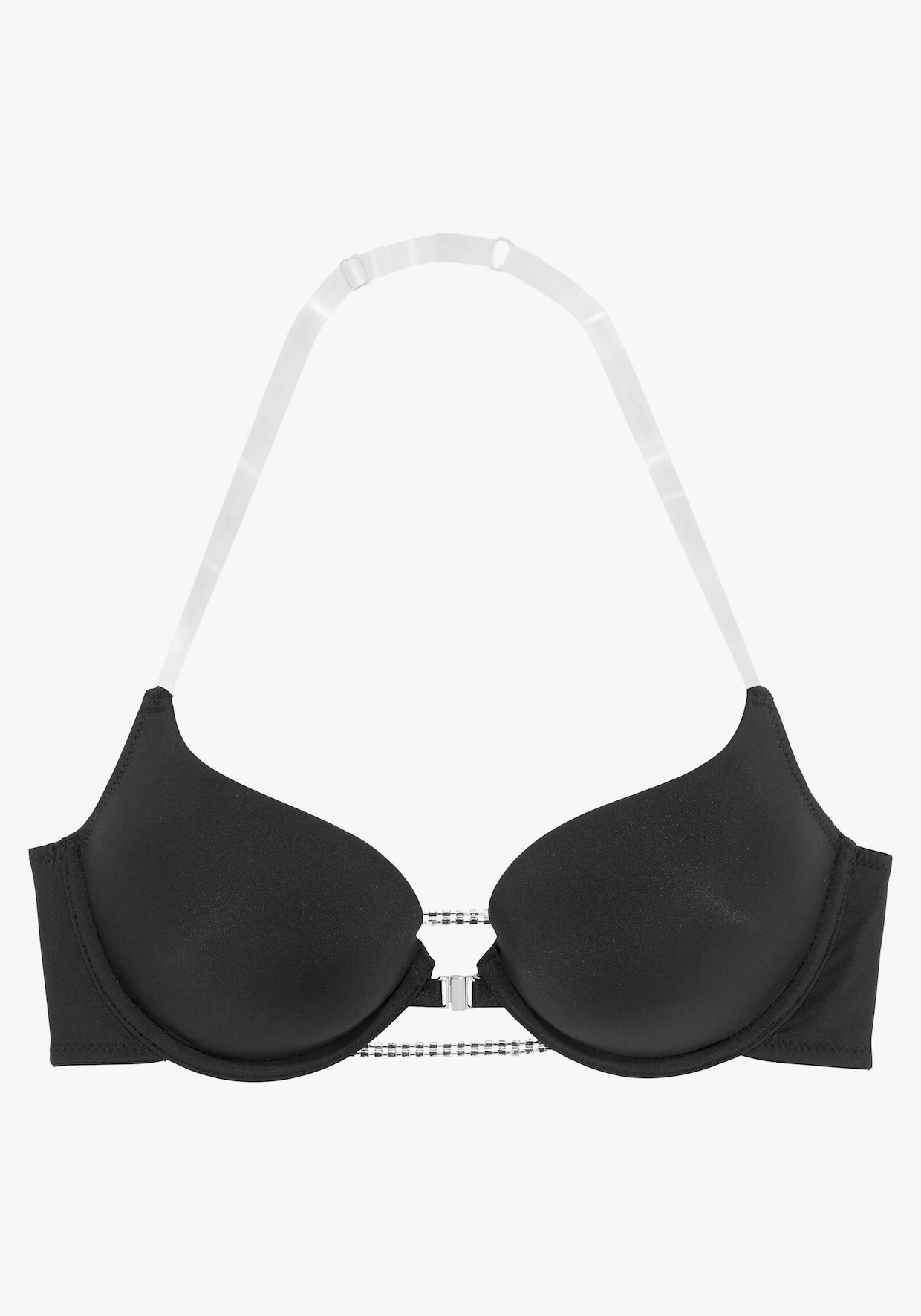 LASCANA Push-up-BH - schwarz