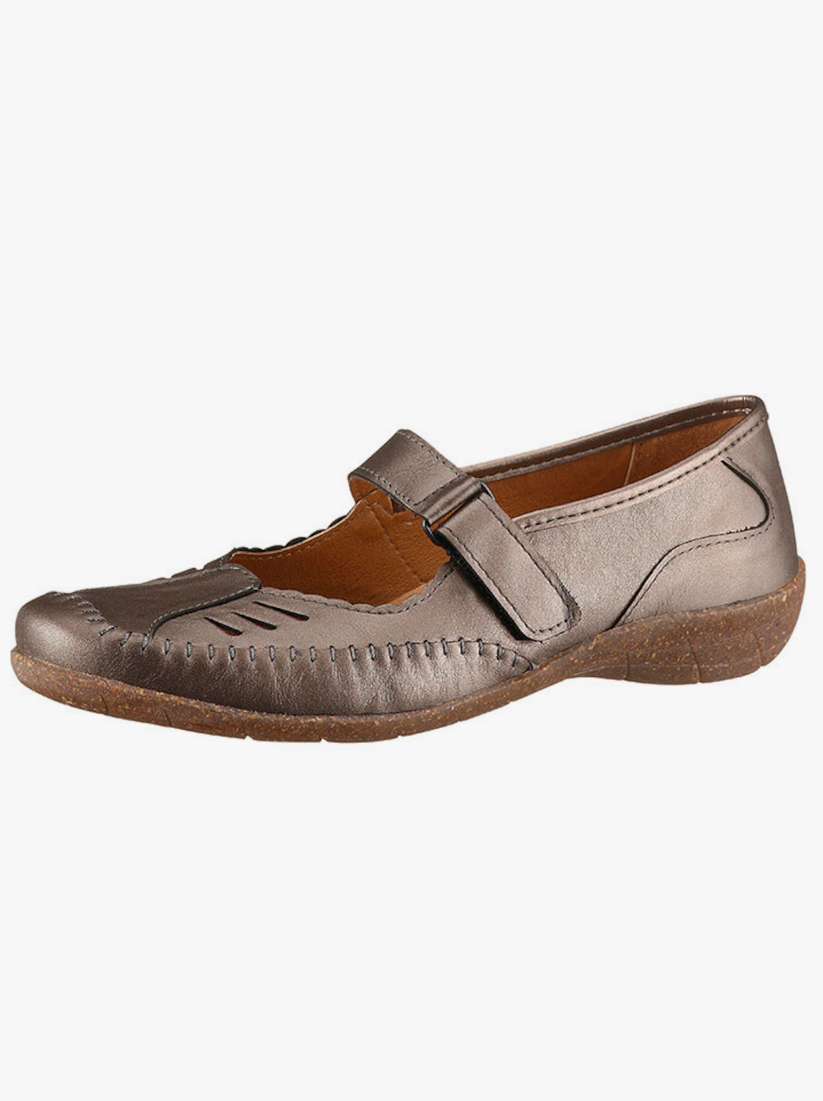 ACO Baleríny s vymenit. kož. stielkou - bronzová