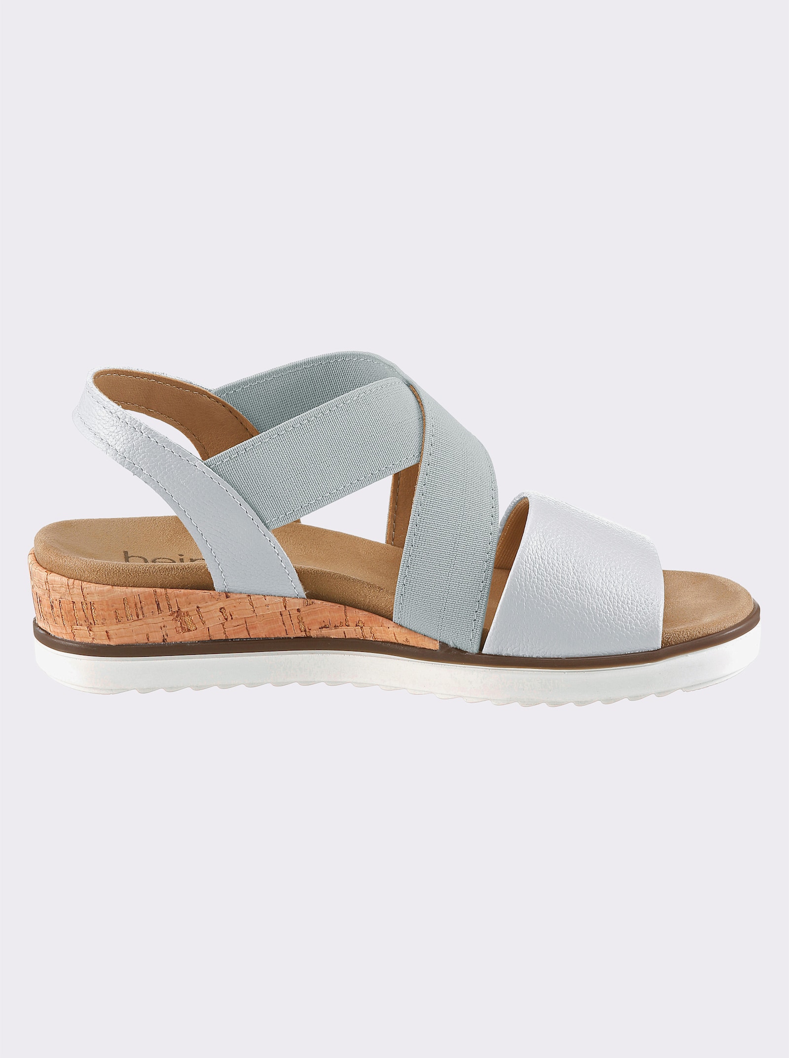 heine Keilsandalette - hellblau
