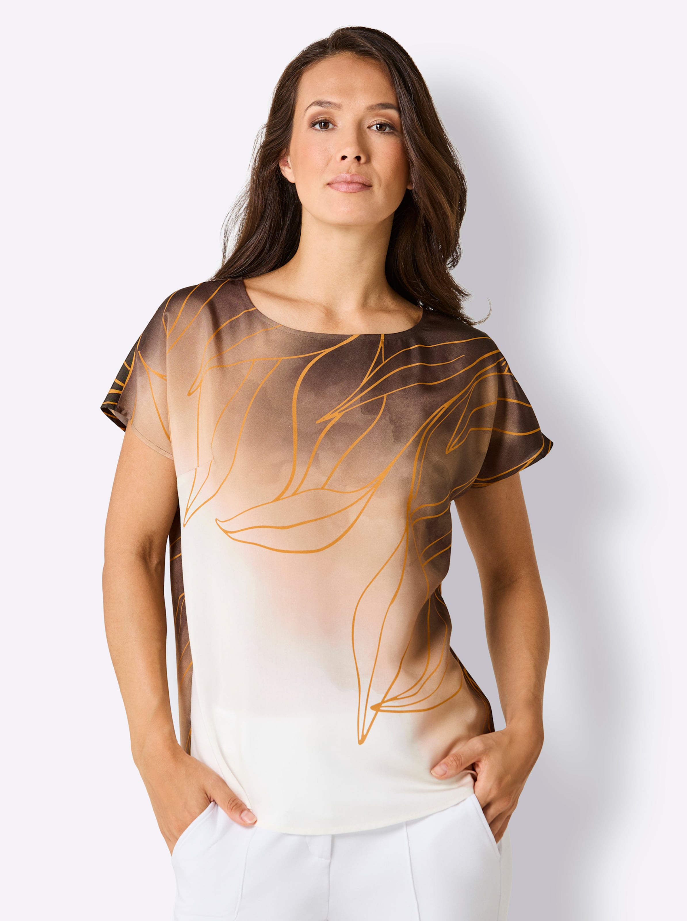 Druckbluse
