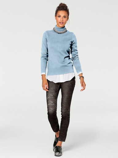 heine Rollkragenpullover - bleu