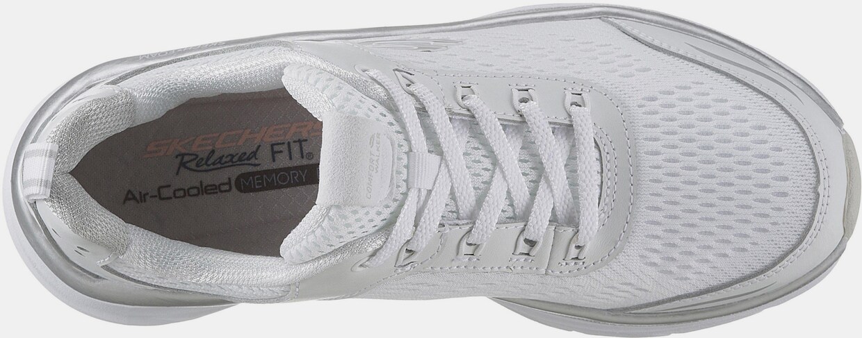 Skechers Sneaker - weiß-silberfarben
