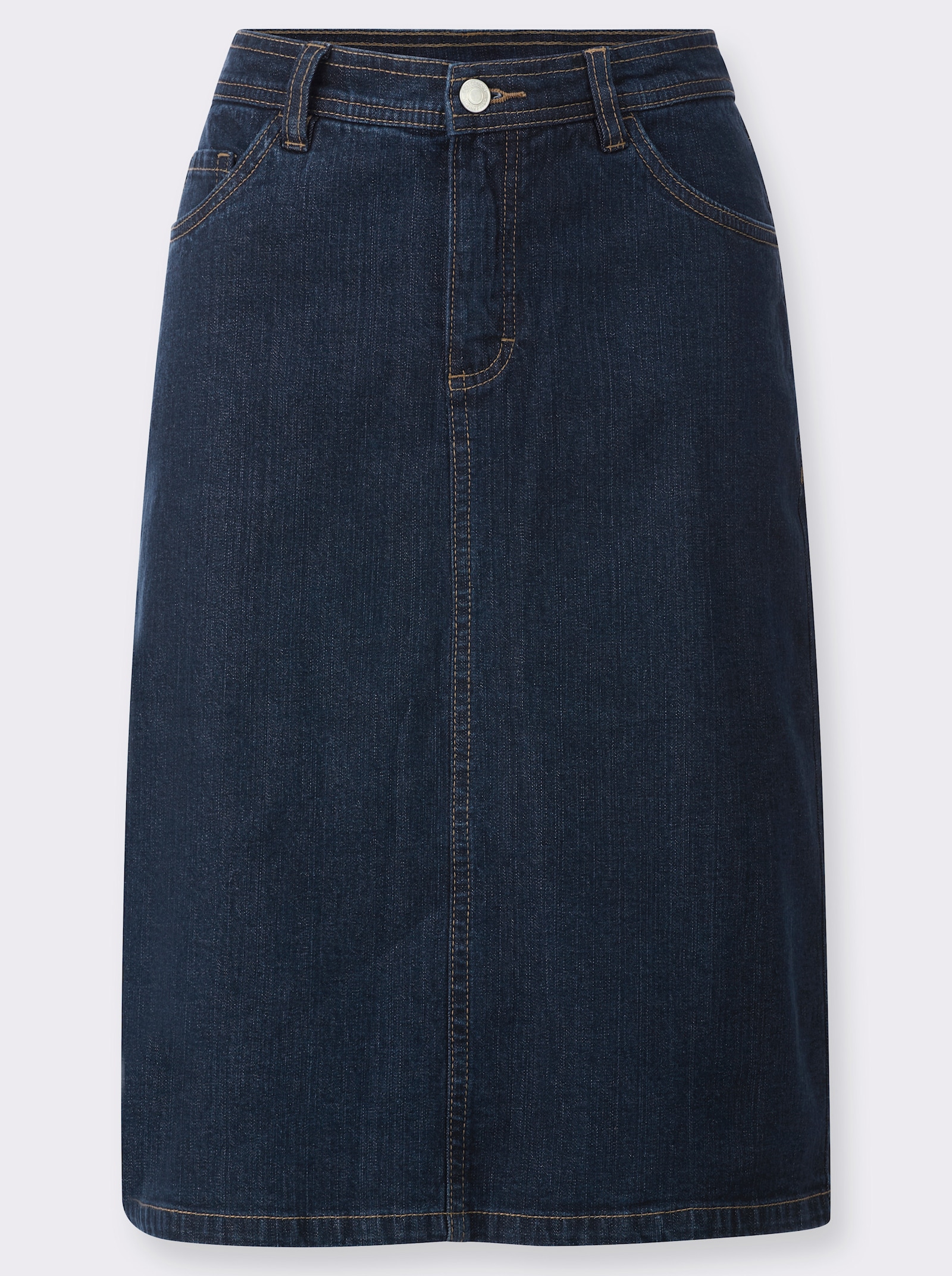 Jeansrock in 5-Pocket-Form - dark blue