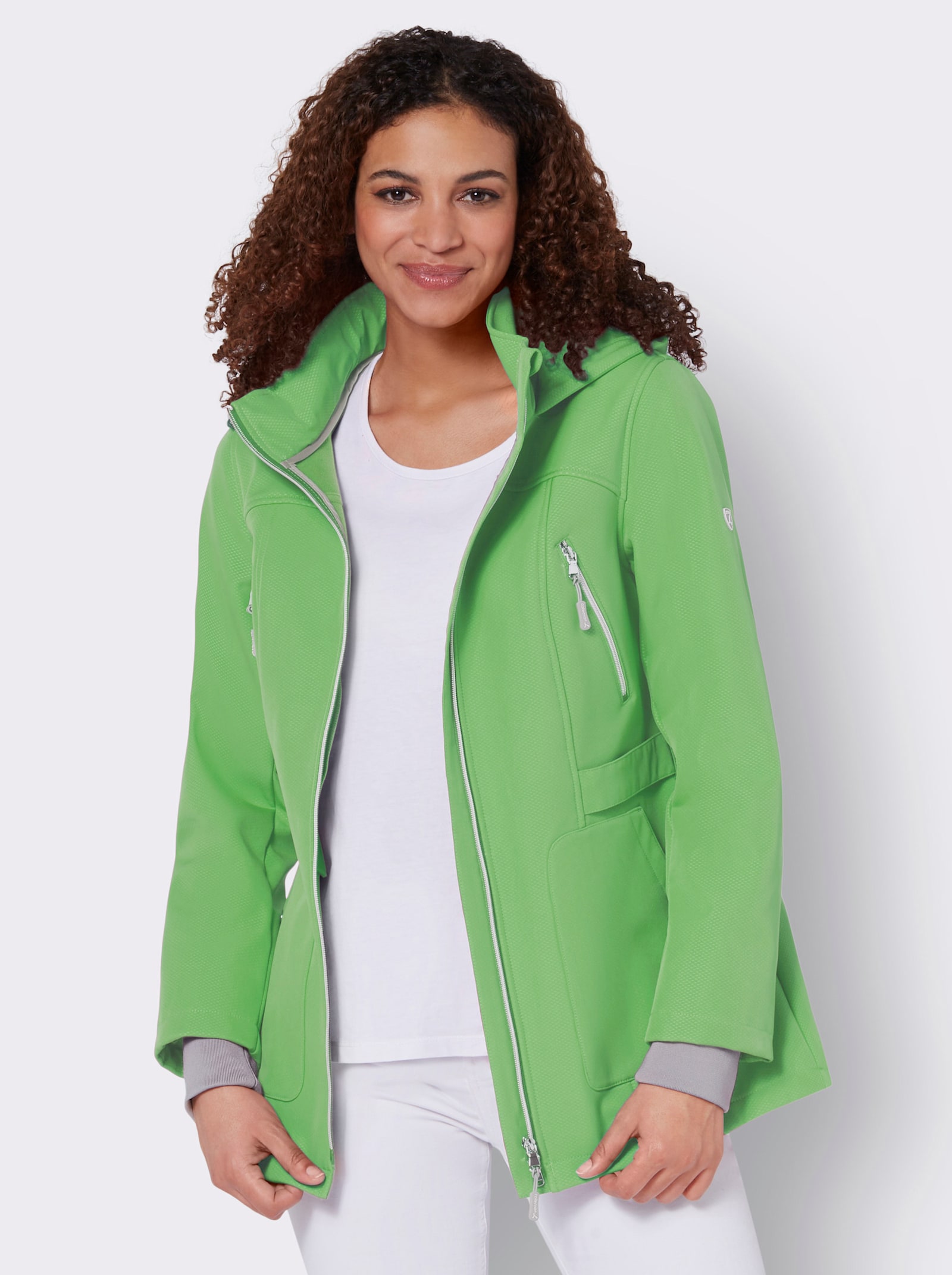 Funktionsjacke Body mit Fleece-Futter - apfel