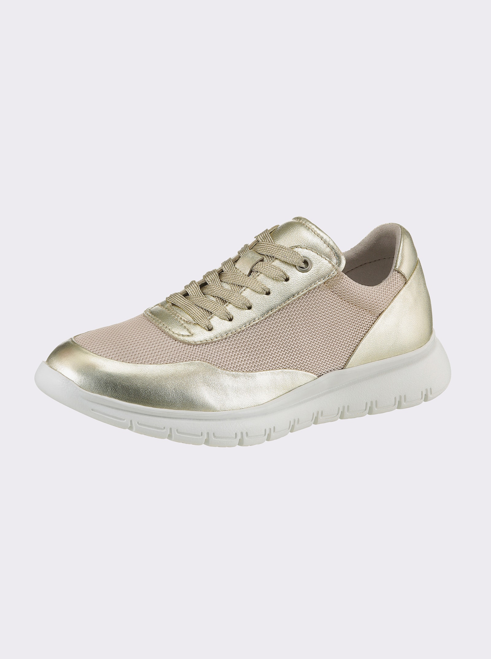 heine Sneaker - goldfarben-sand