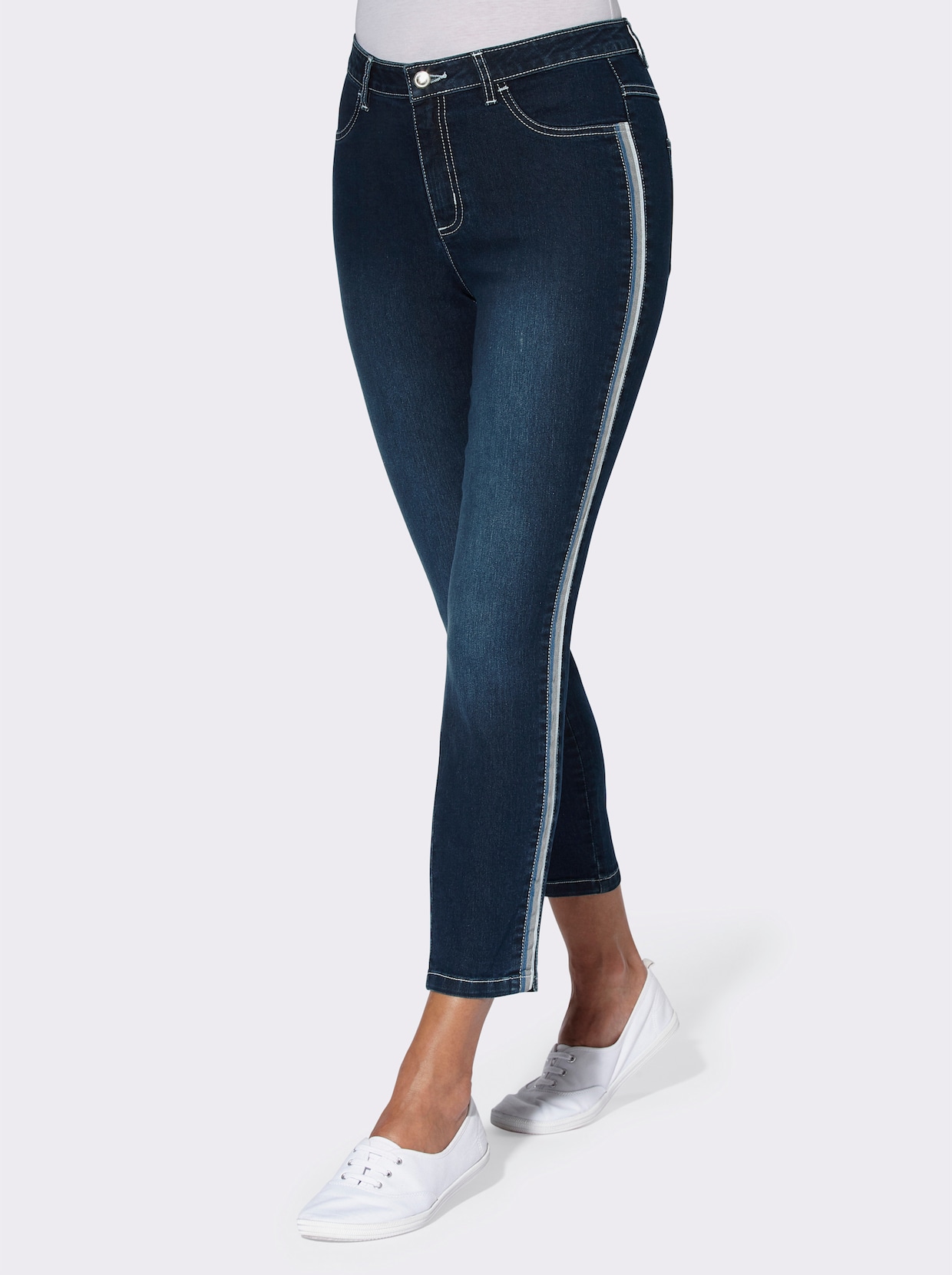 Ankle jeans - dark blue