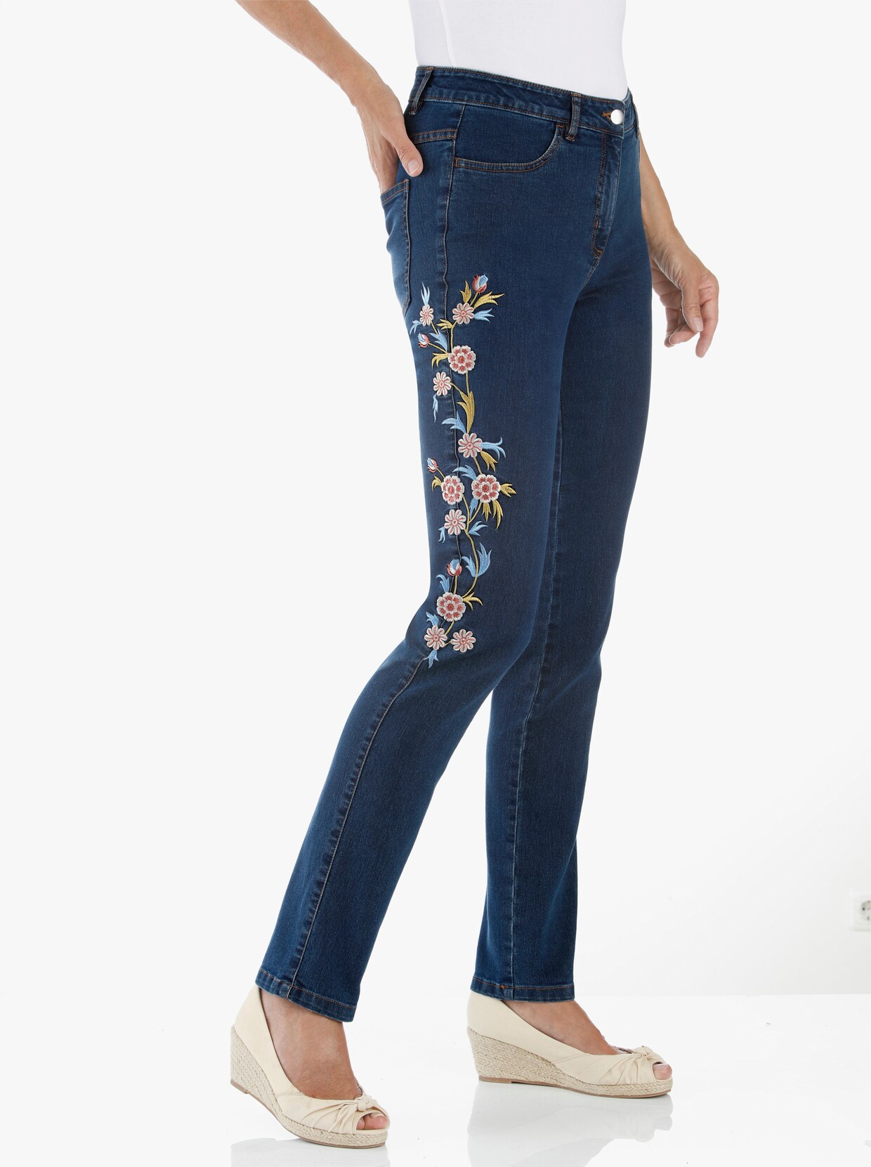 Jeans - blue-stone-washed