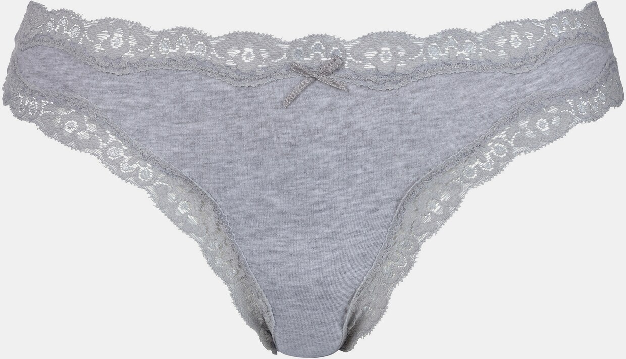 LASCANA String - grau-meliert