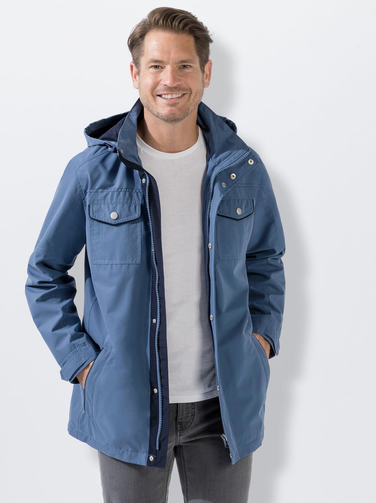 Catamaran Longjacke - blau
