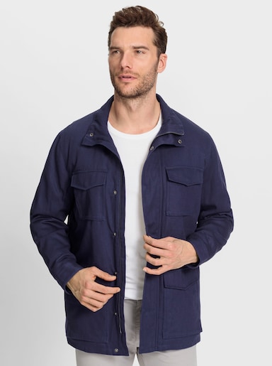 Catamaran Longjacke aus Baumwolle, wärmend - marine