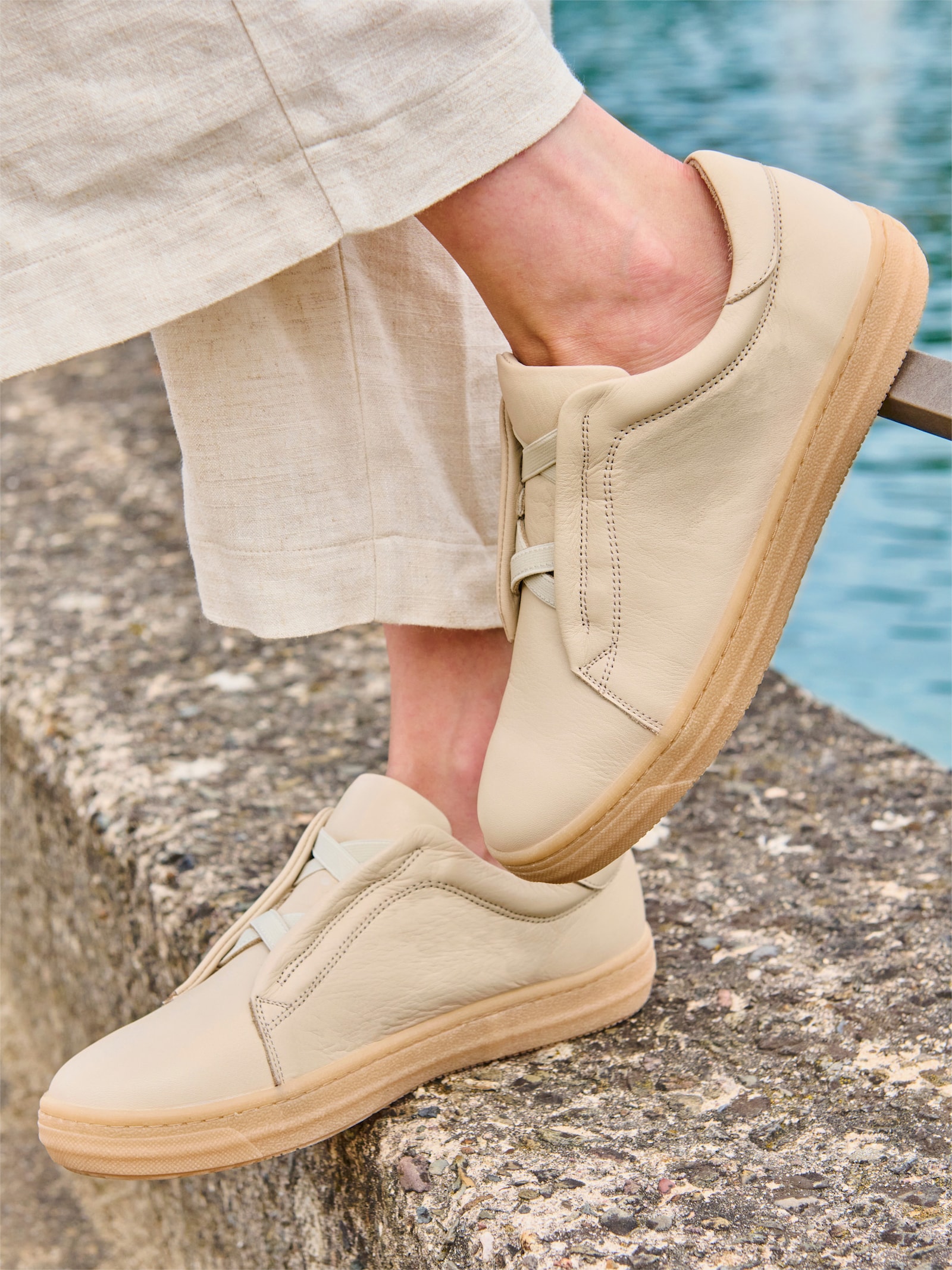 Andrea Conti Sneaker - creme