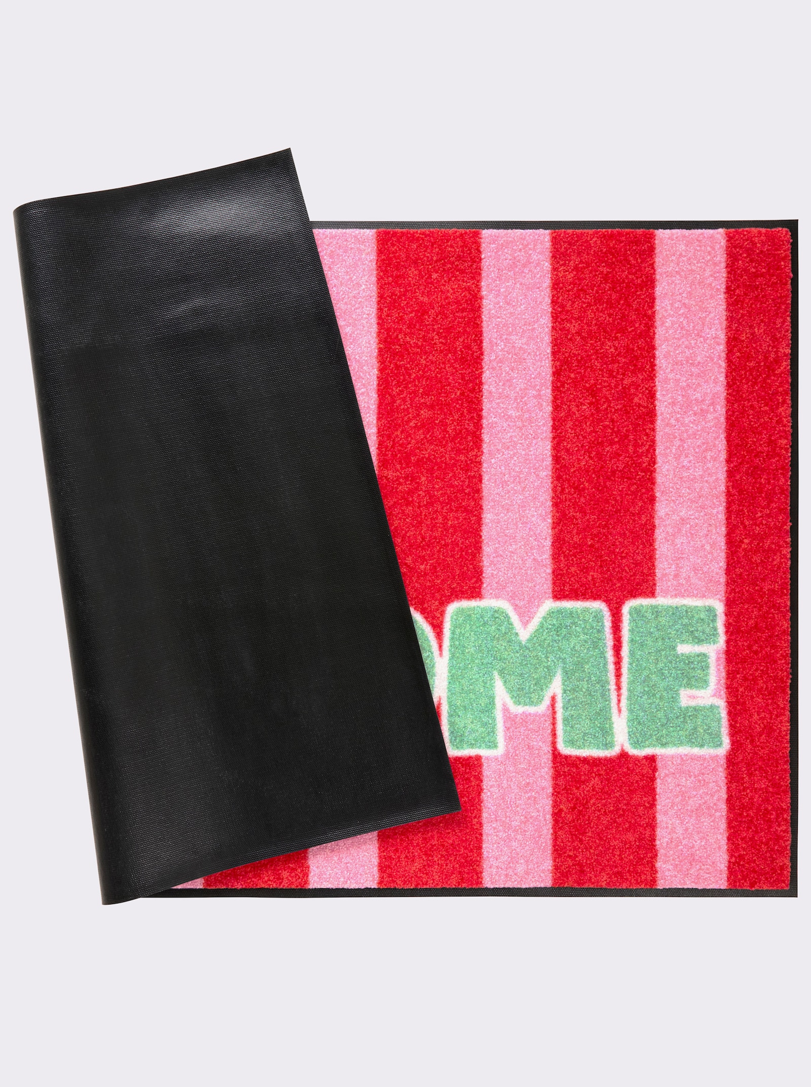wash+dry by Kleen-Tex Fußmatte - rot-gestreift