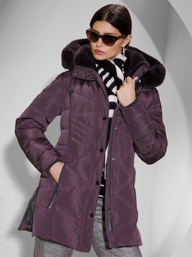 Daunen-Jacke - aubergine