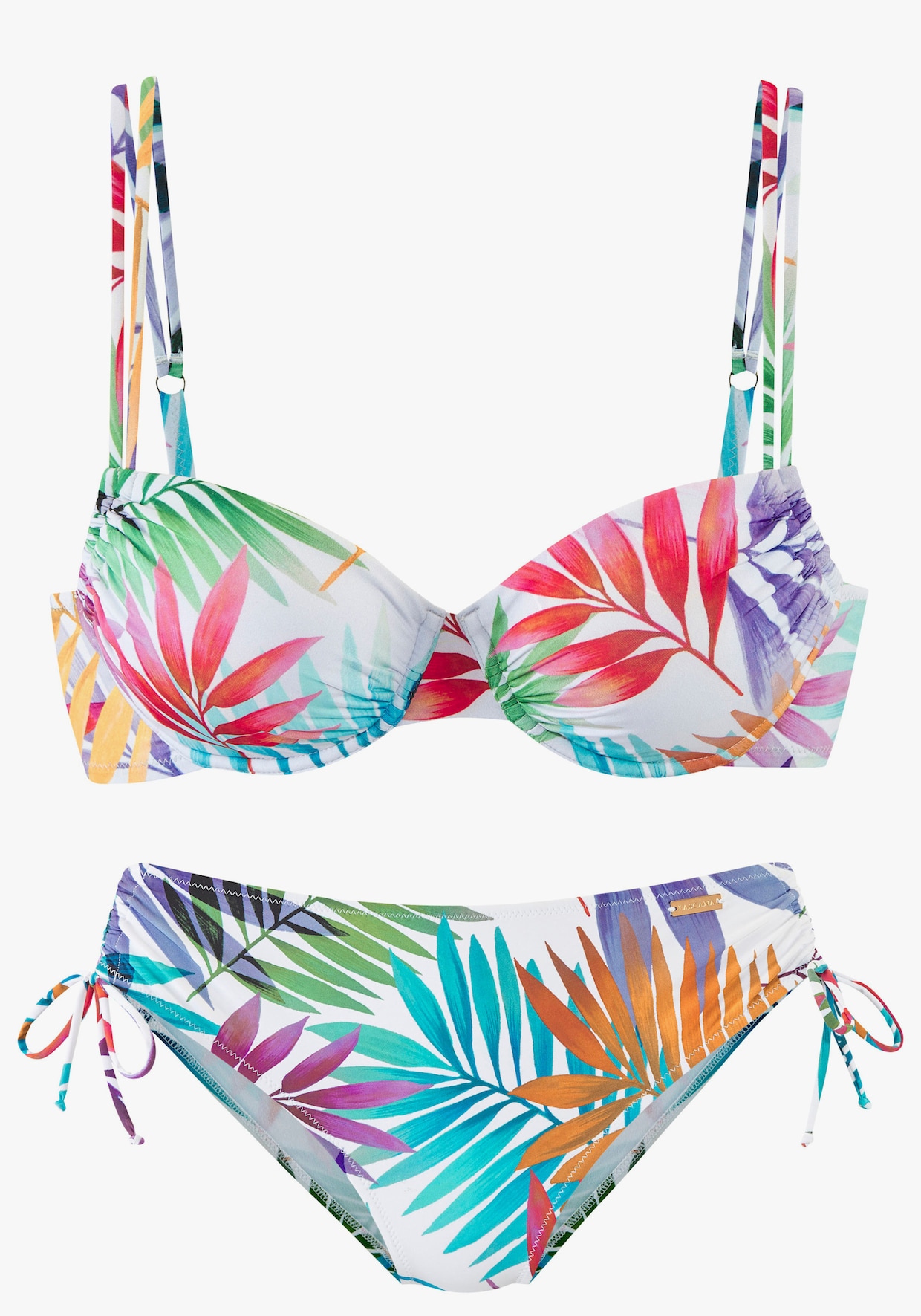 LASCANA Beugelbikini - wit bedrukt