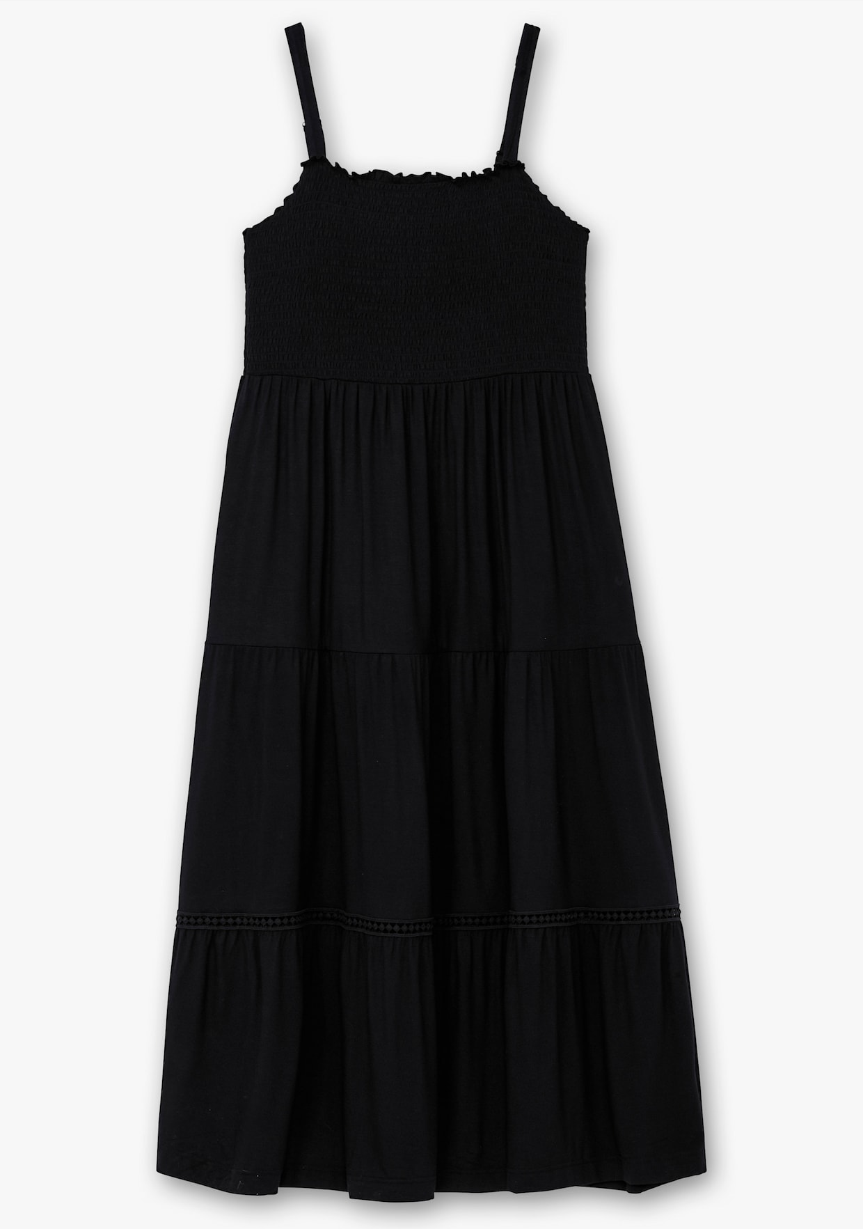 sheego Maxikleid - schwarz