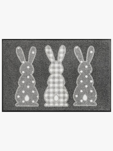 wash+dry by Kleen-Tex Fußmatte - grau-ecru