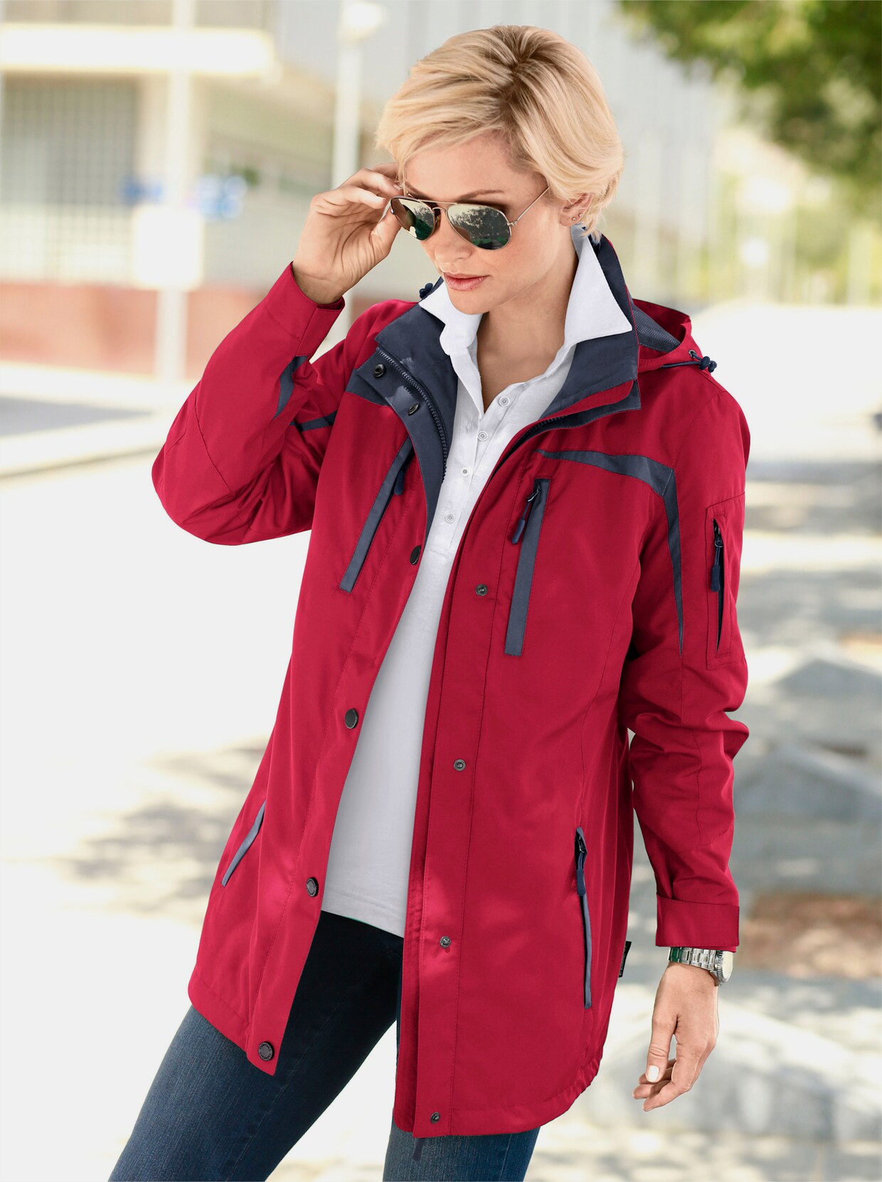 Funktionsjacke - rot