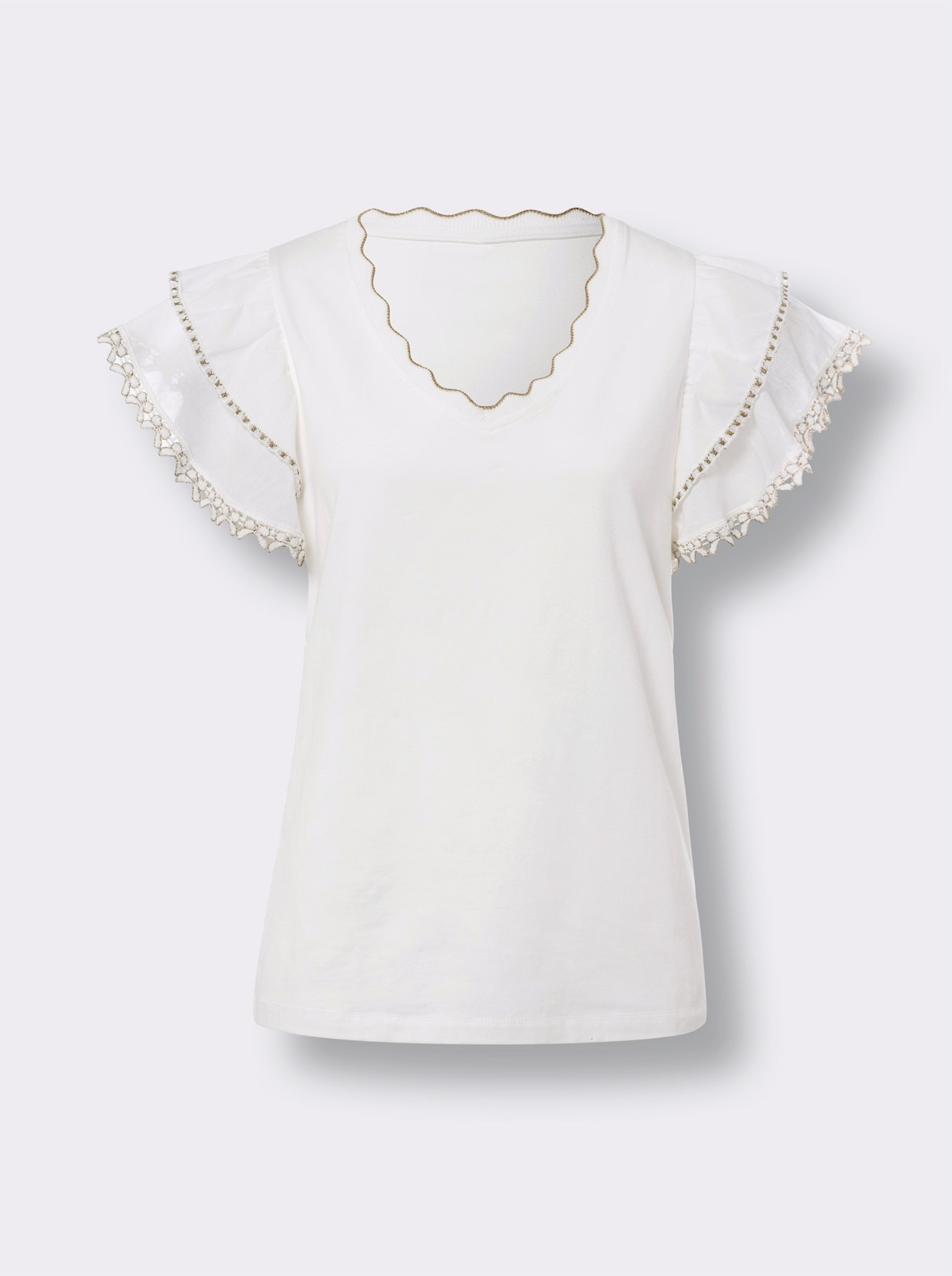 heine Shirt met korte mouwen - wit