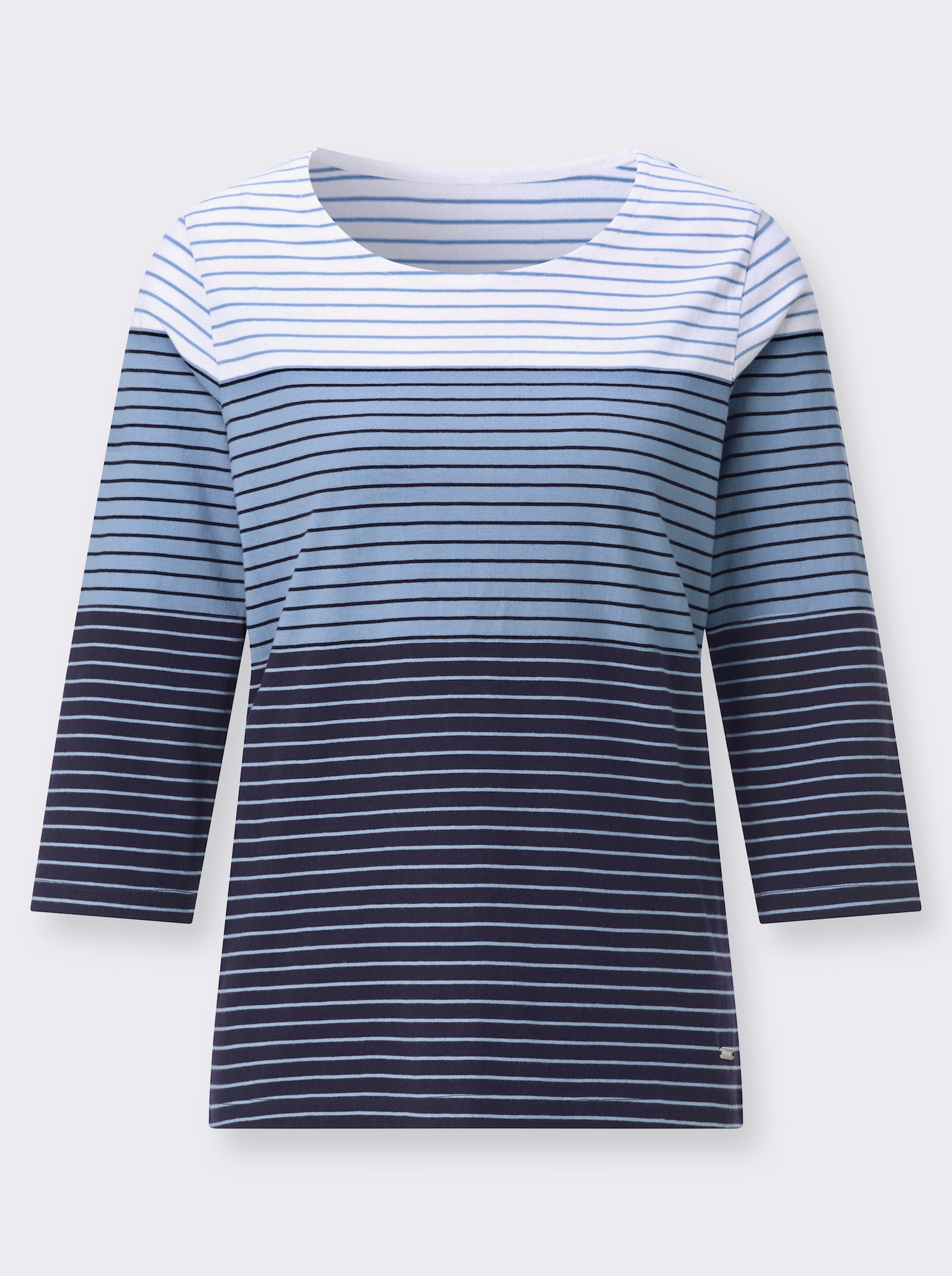 Ringelshirt - marine-ecru-geringelt