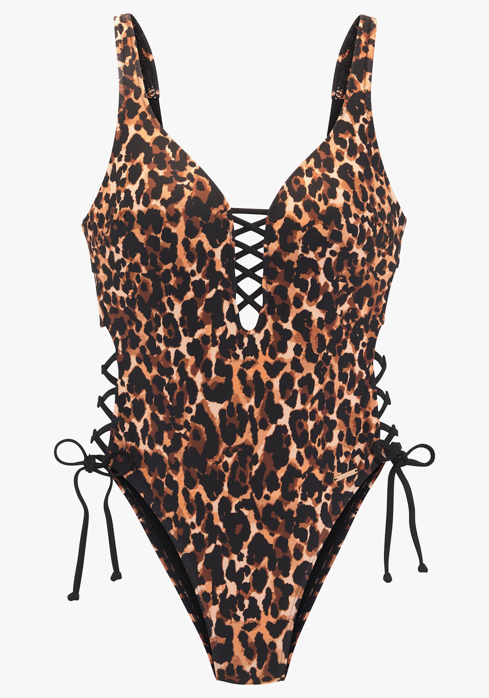 Bruno Banani Badeanzug - leo bedruckt