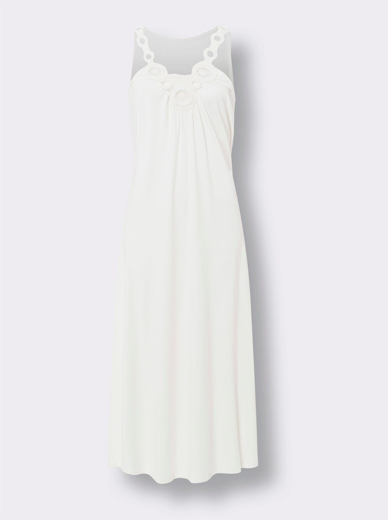 heine Robe à bretelles - écru
