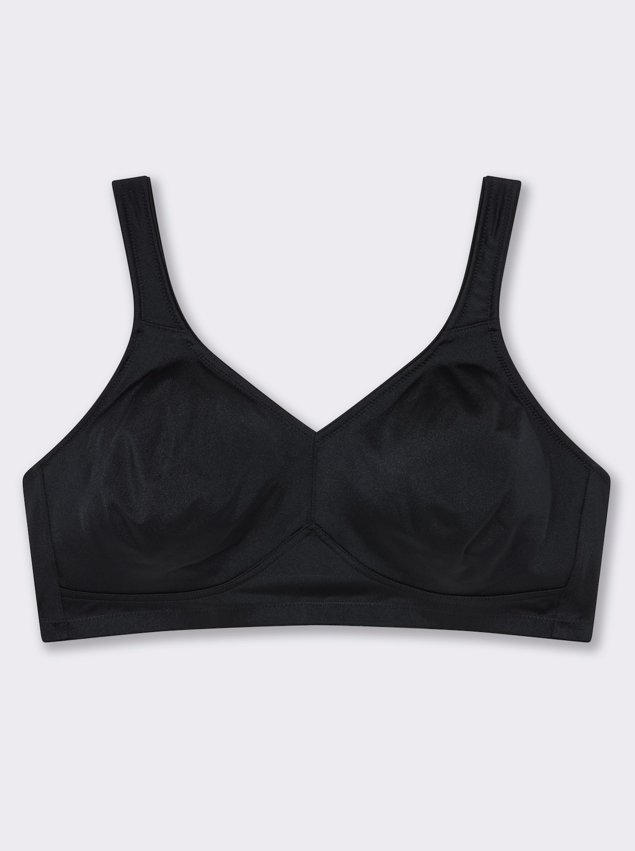 Speidel Komfort-BH ohne Bügel 2-lagigen Cups - schwarz