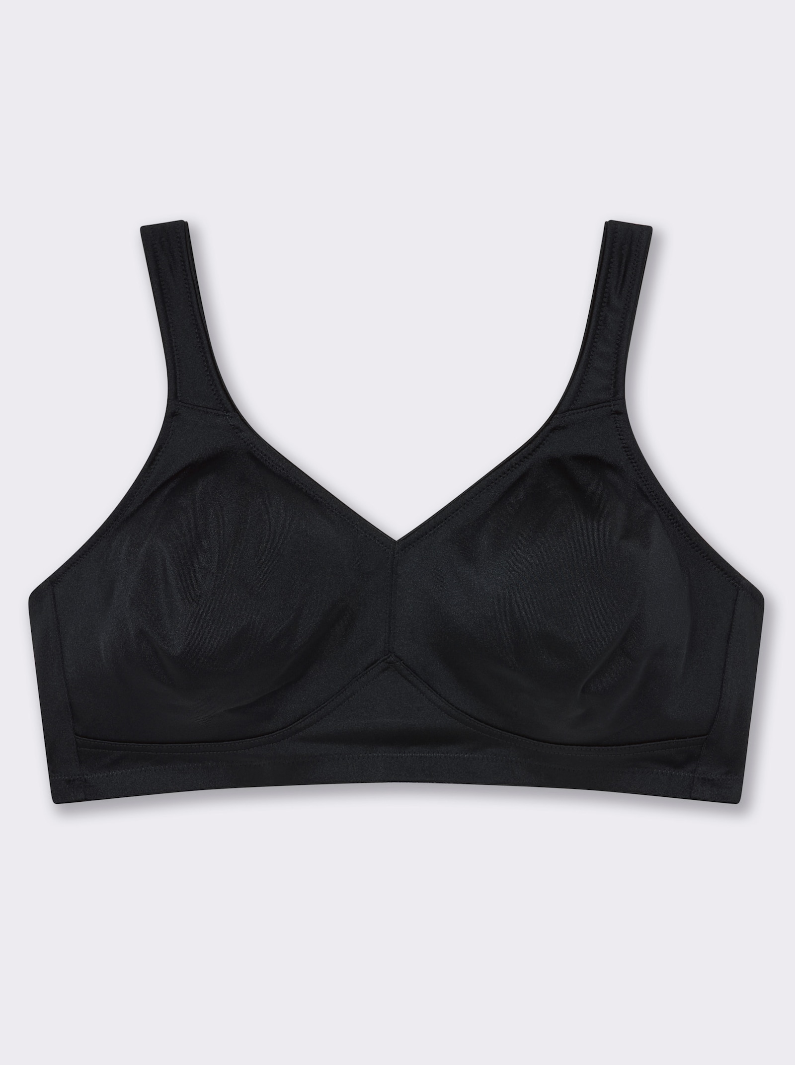 Speidel Komfort-BH ohne Bügel 2-lagigen Cups - schwarz