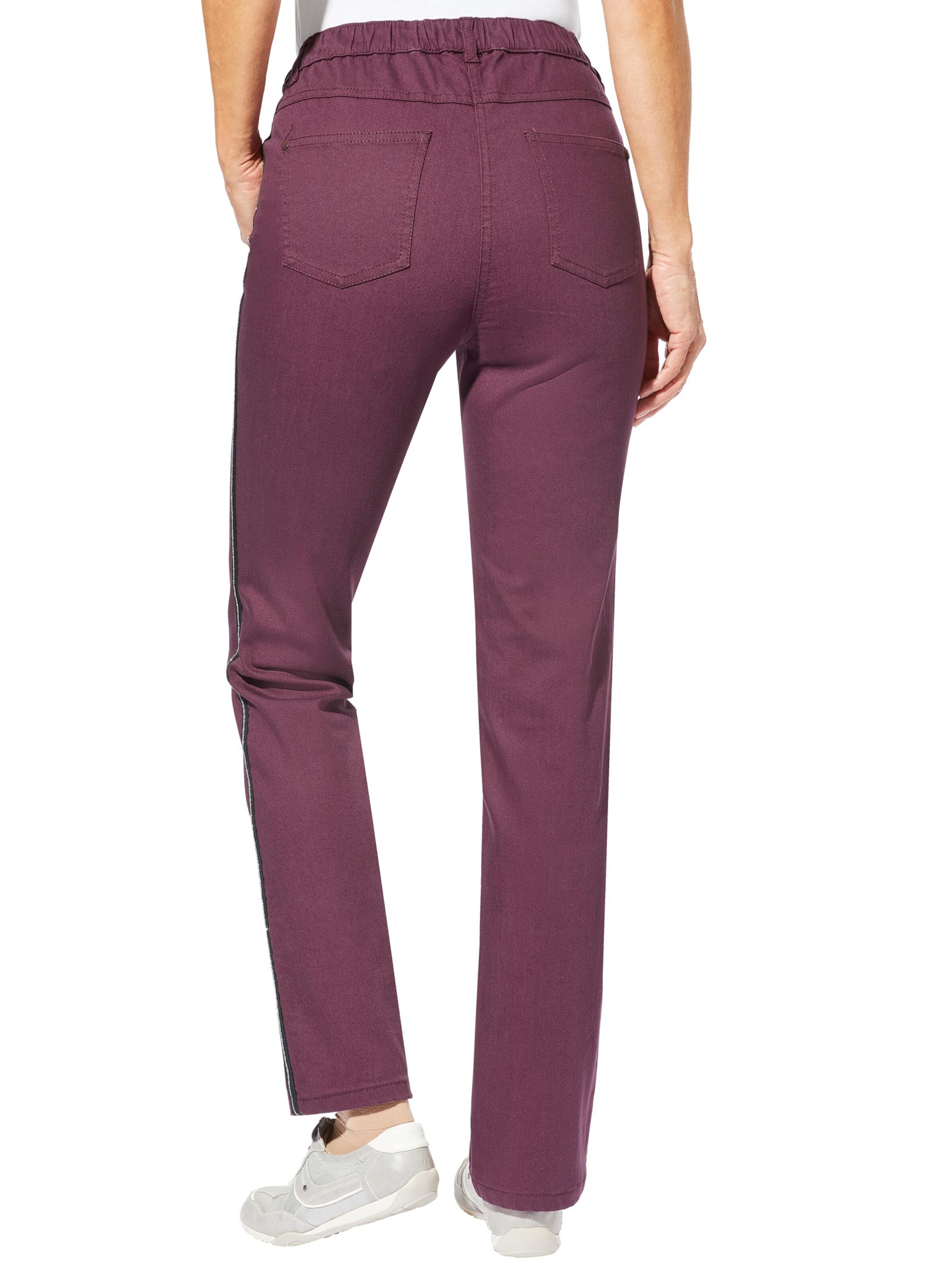 Schlupfjeans - bordeaux