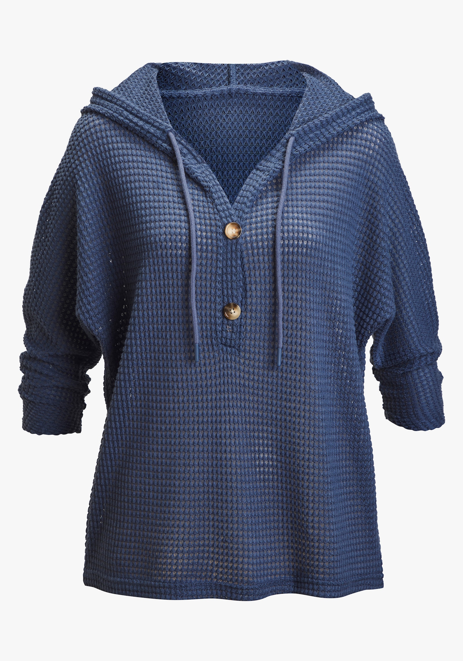 LASCANA 3/4-Arm-Shirt - blau
