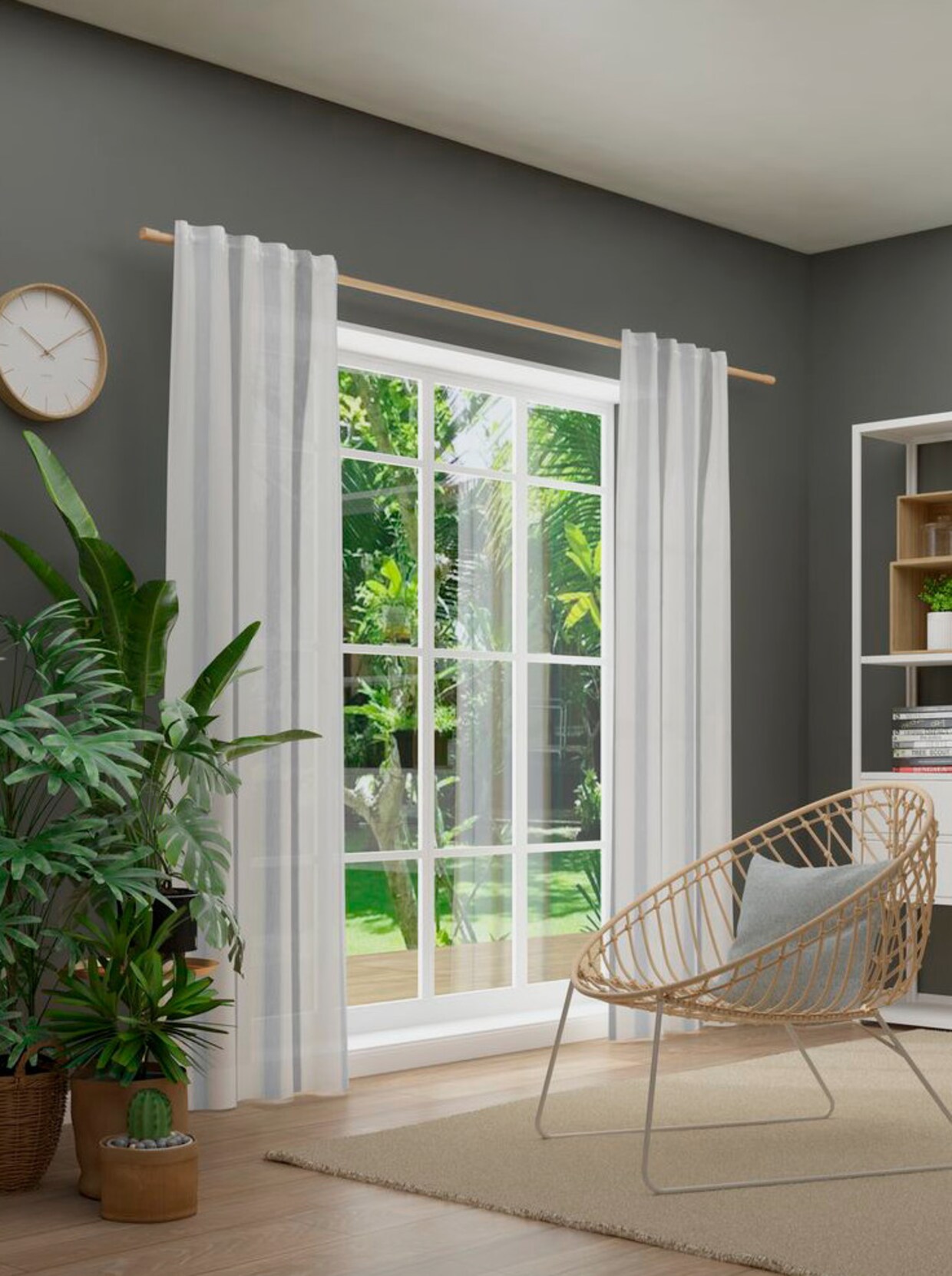 heine home Dekostore - silberfarben-grau-weiß